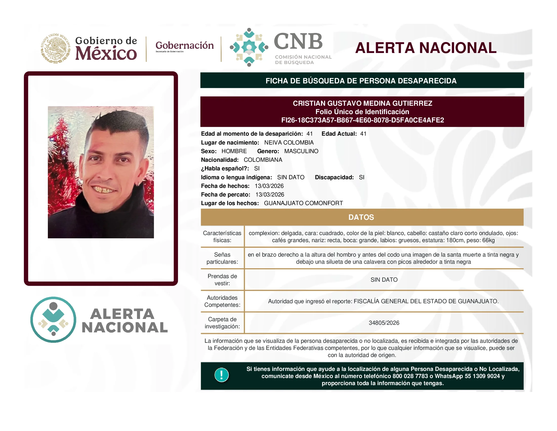 Cristian Gustavo Medina Gutierrez