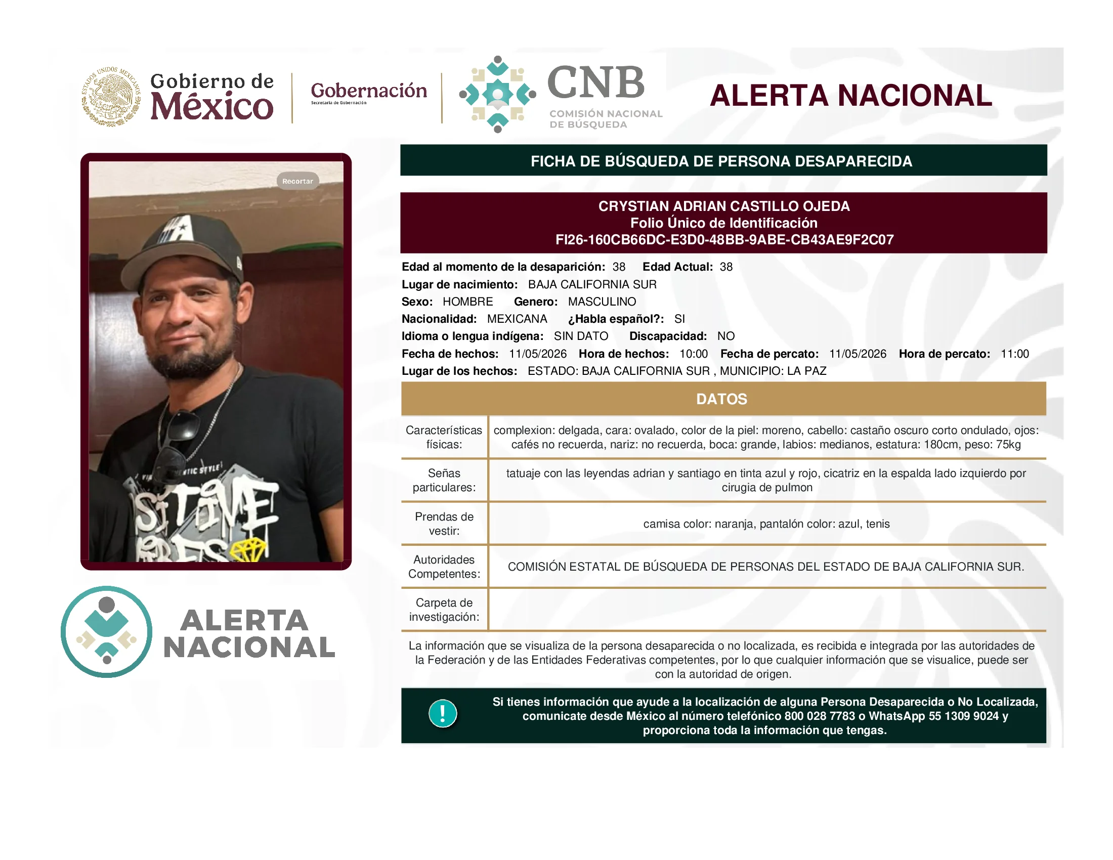 Crystian Adrian Castillo Ojeda