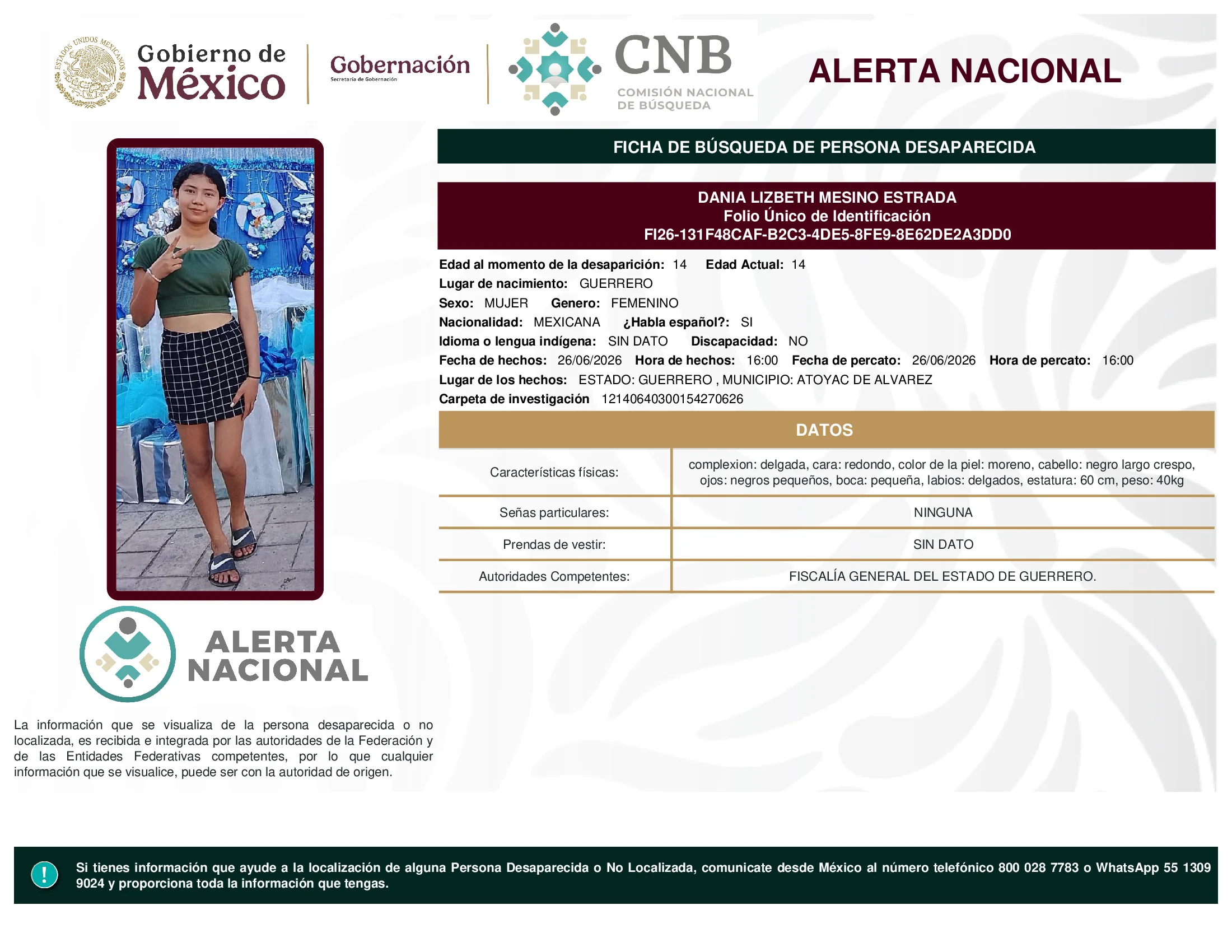 Dania Lizbeth Mesino Estrada
