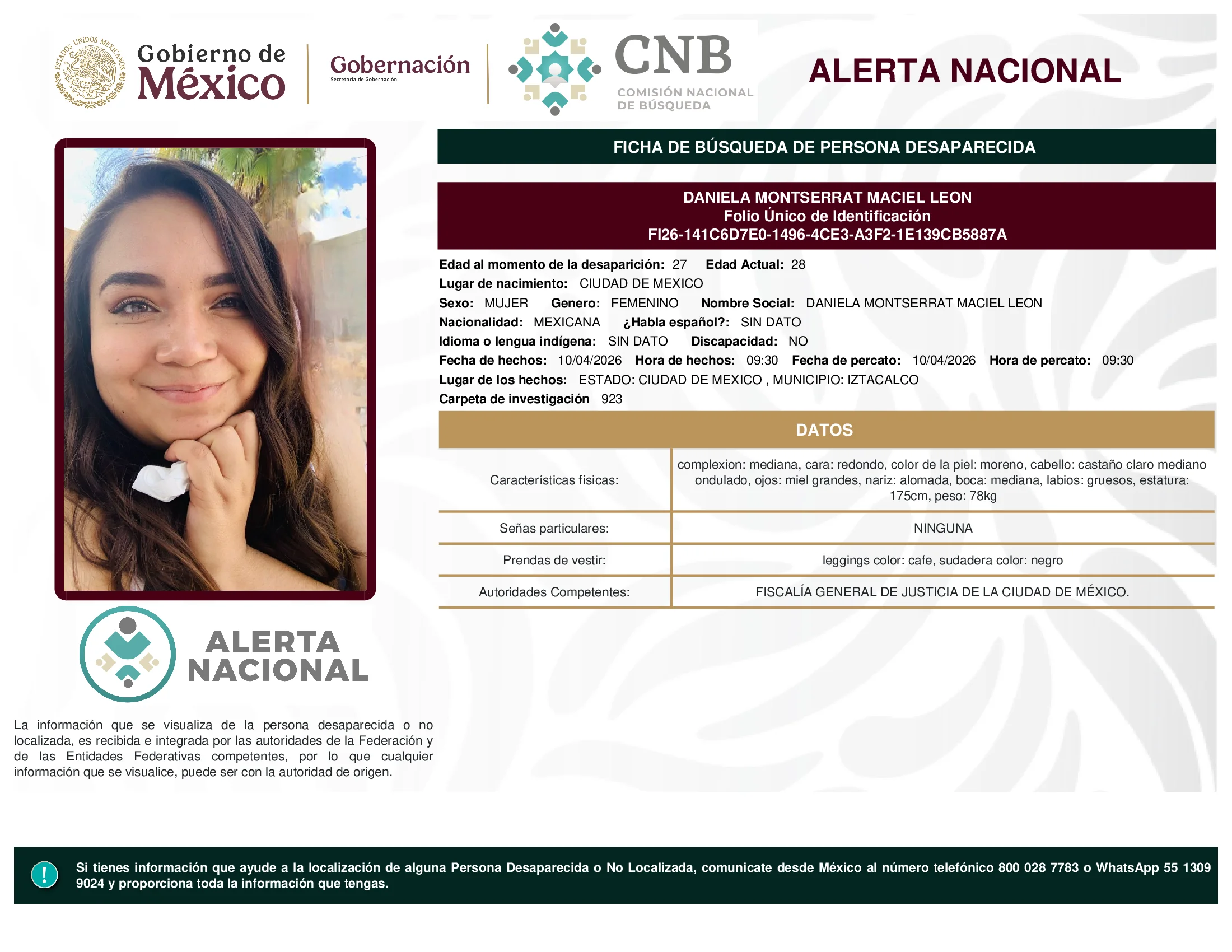 Daniela Montserrat Maciel Leon