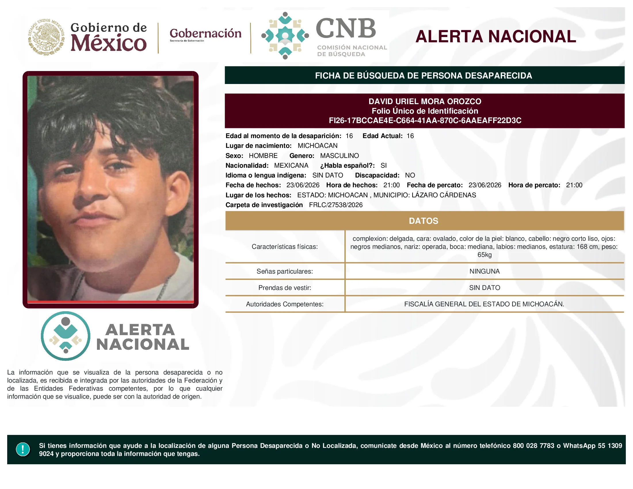 David Uriel Mora Orozco