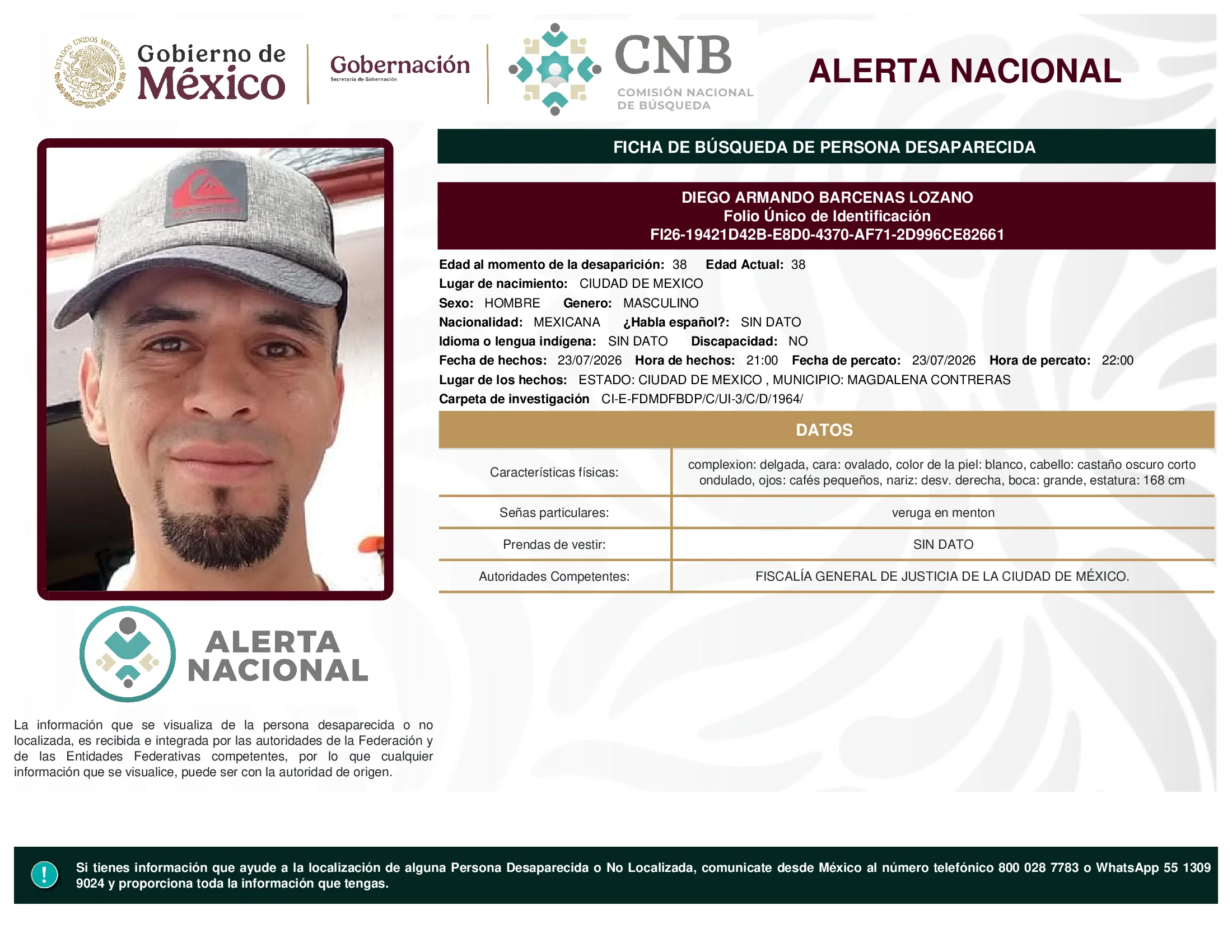 Diego Armando Barcenas Lozano