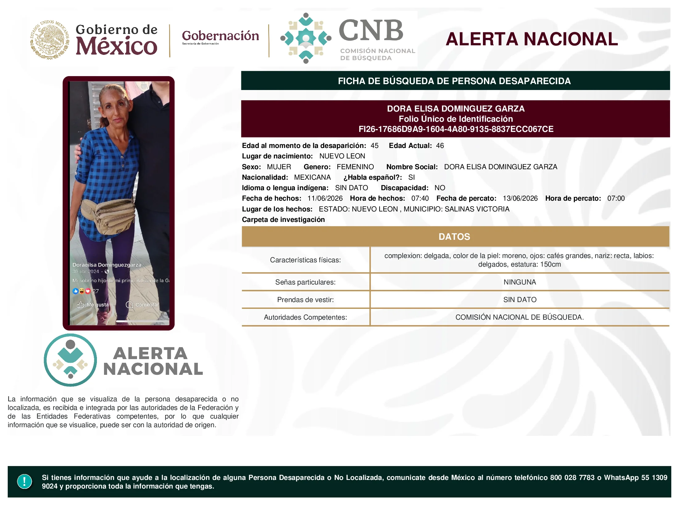 Dora Elisa Dominguez Garza