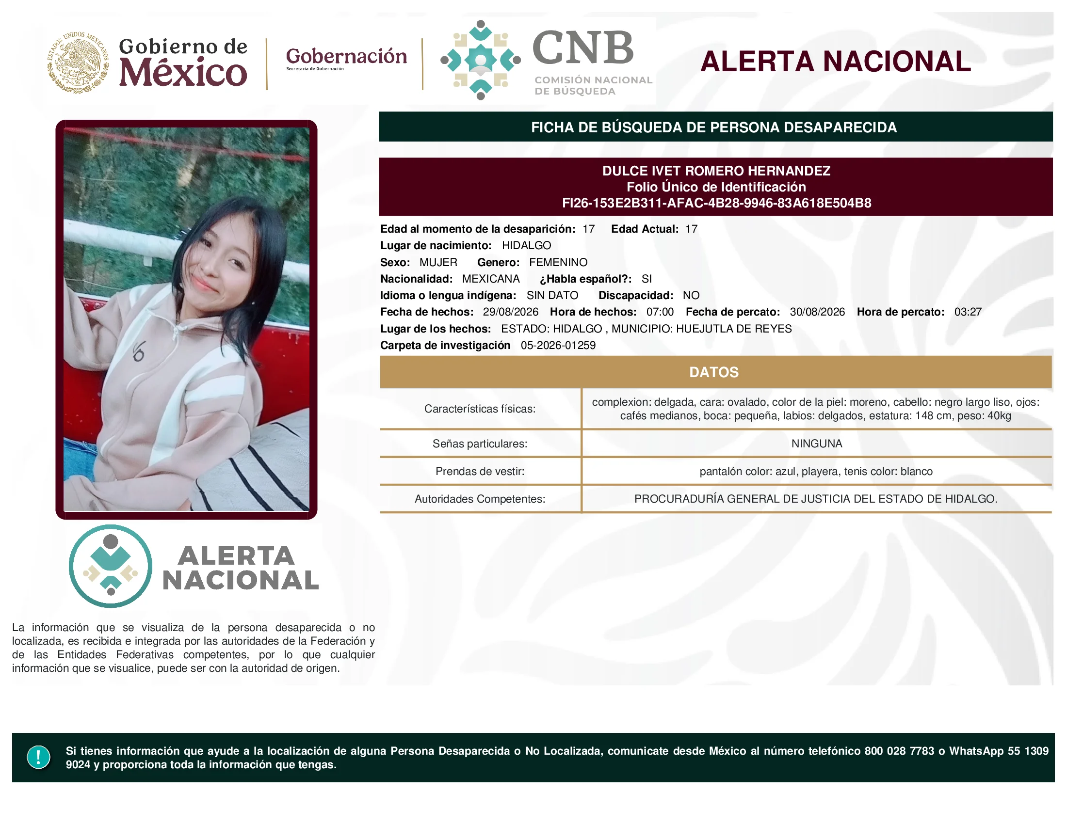 Dulce Ivet Romero Hernandez