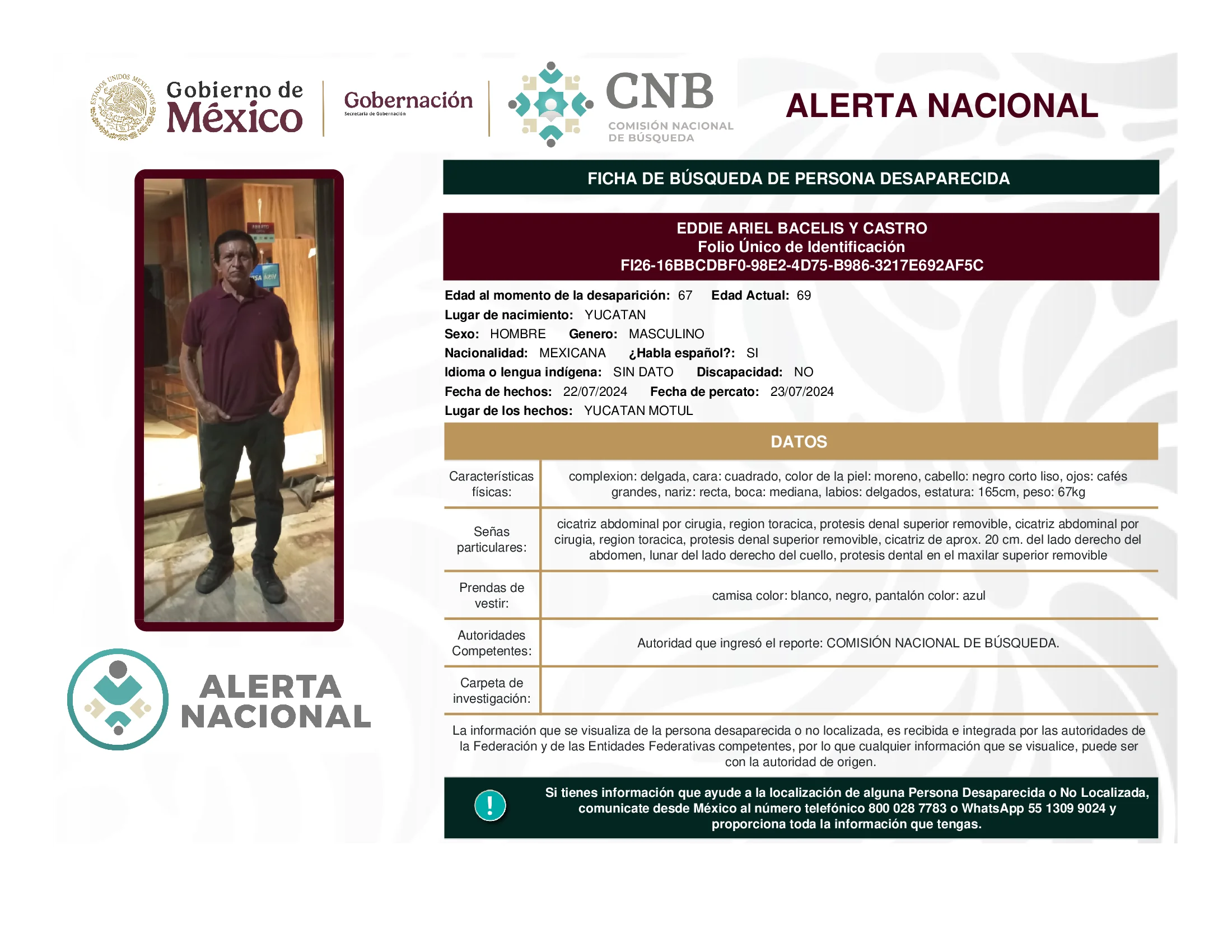 Eddie Ariel Bacelis Y Castro