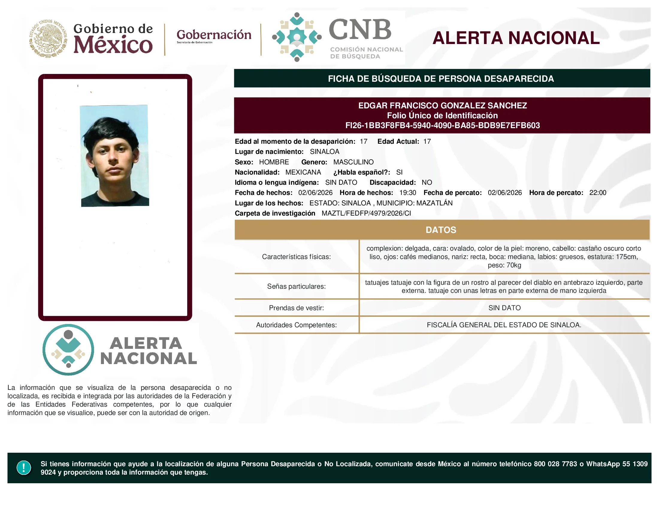 Edgar Francisco Gonzalez Sanchez