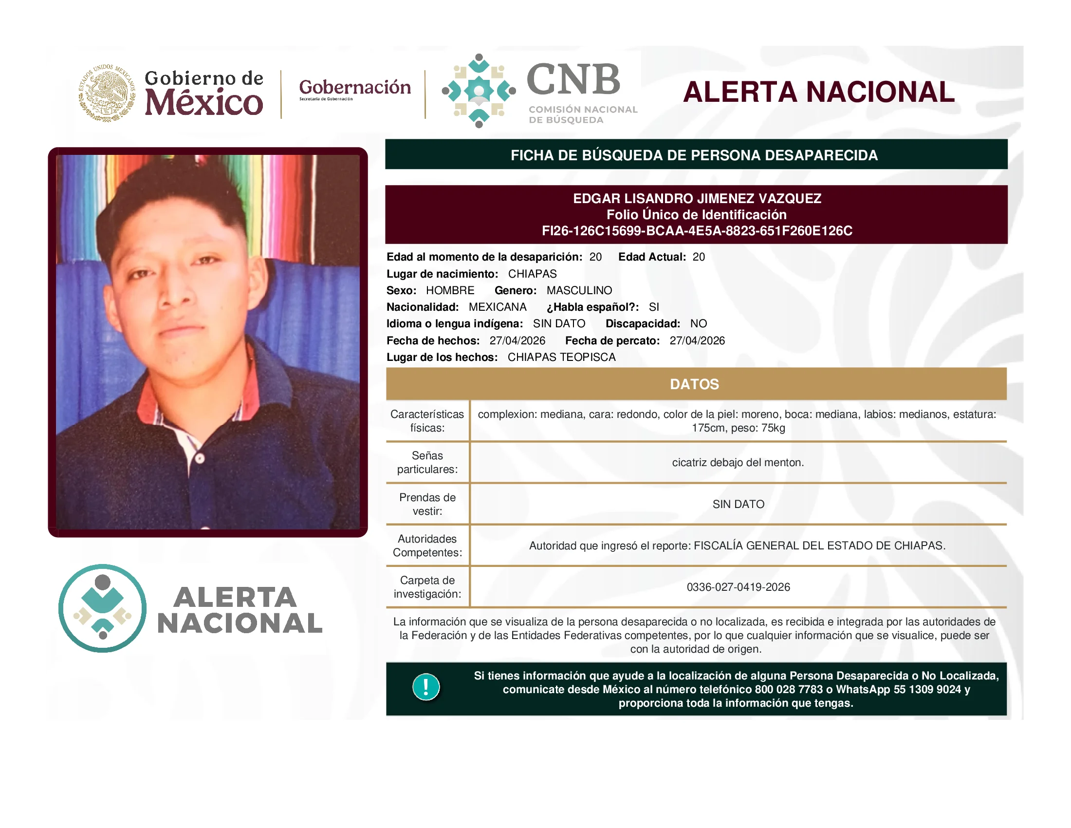 Edgar Lisandro Jimenez Vazquez