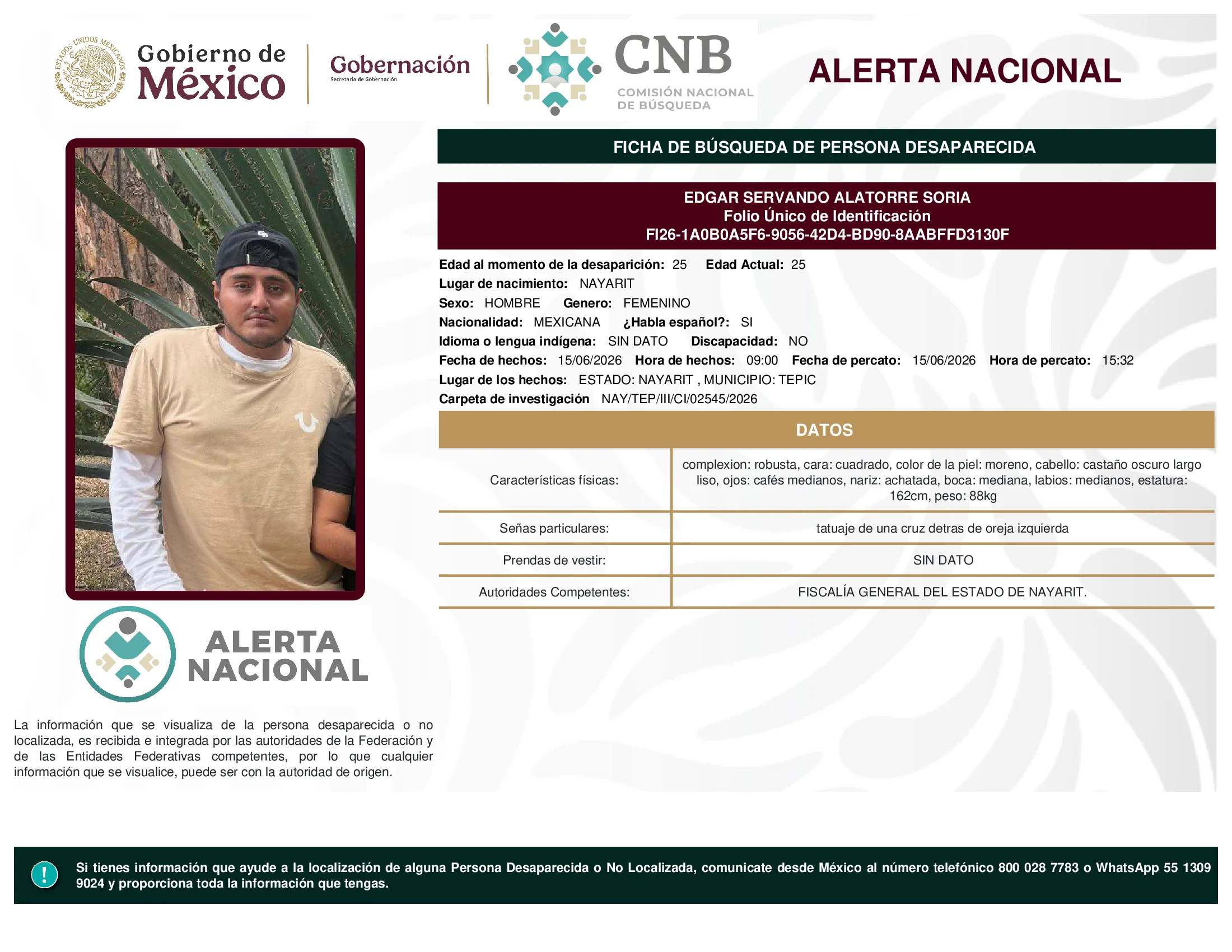 Edgar Servando Alatorre Soria