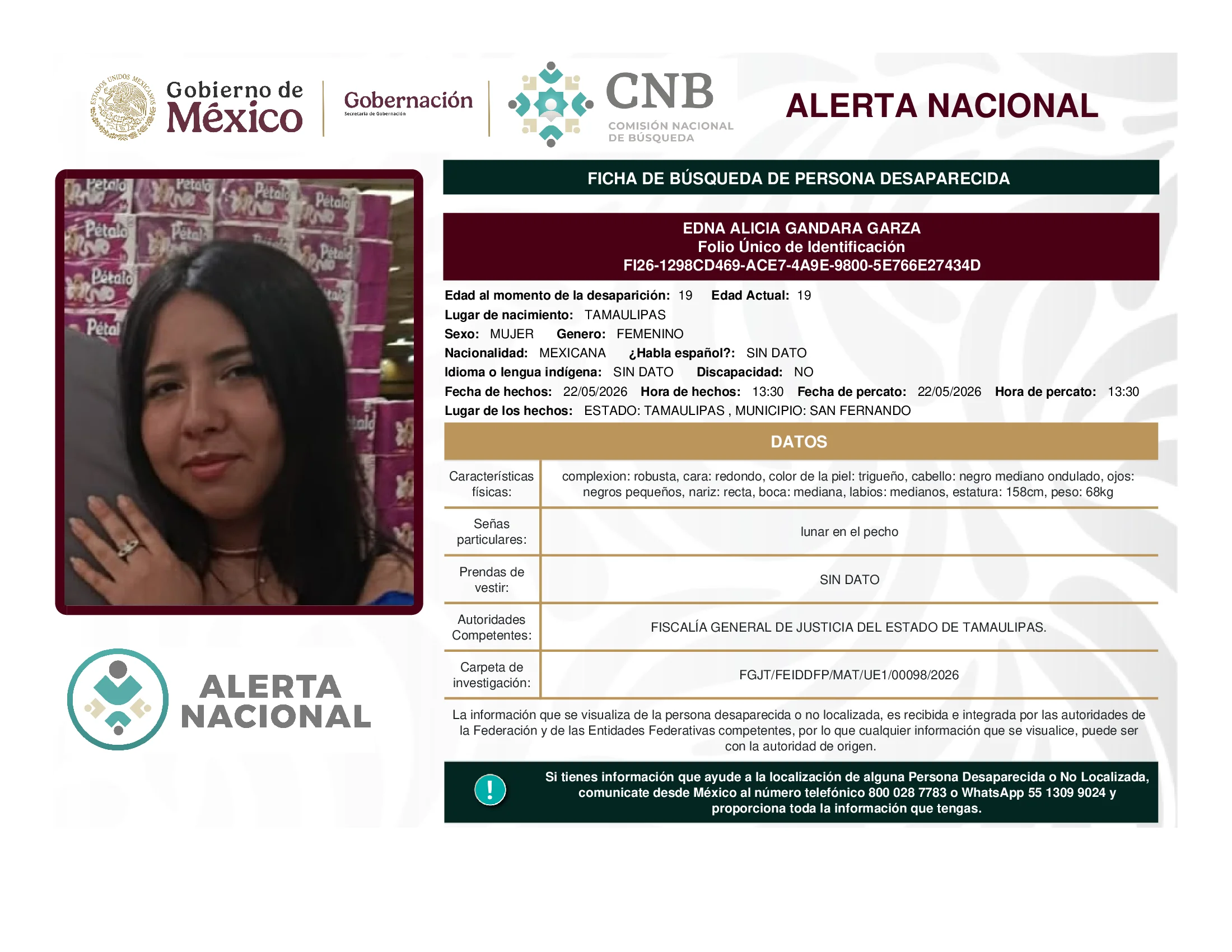 Edna Alicia Gandara Garza