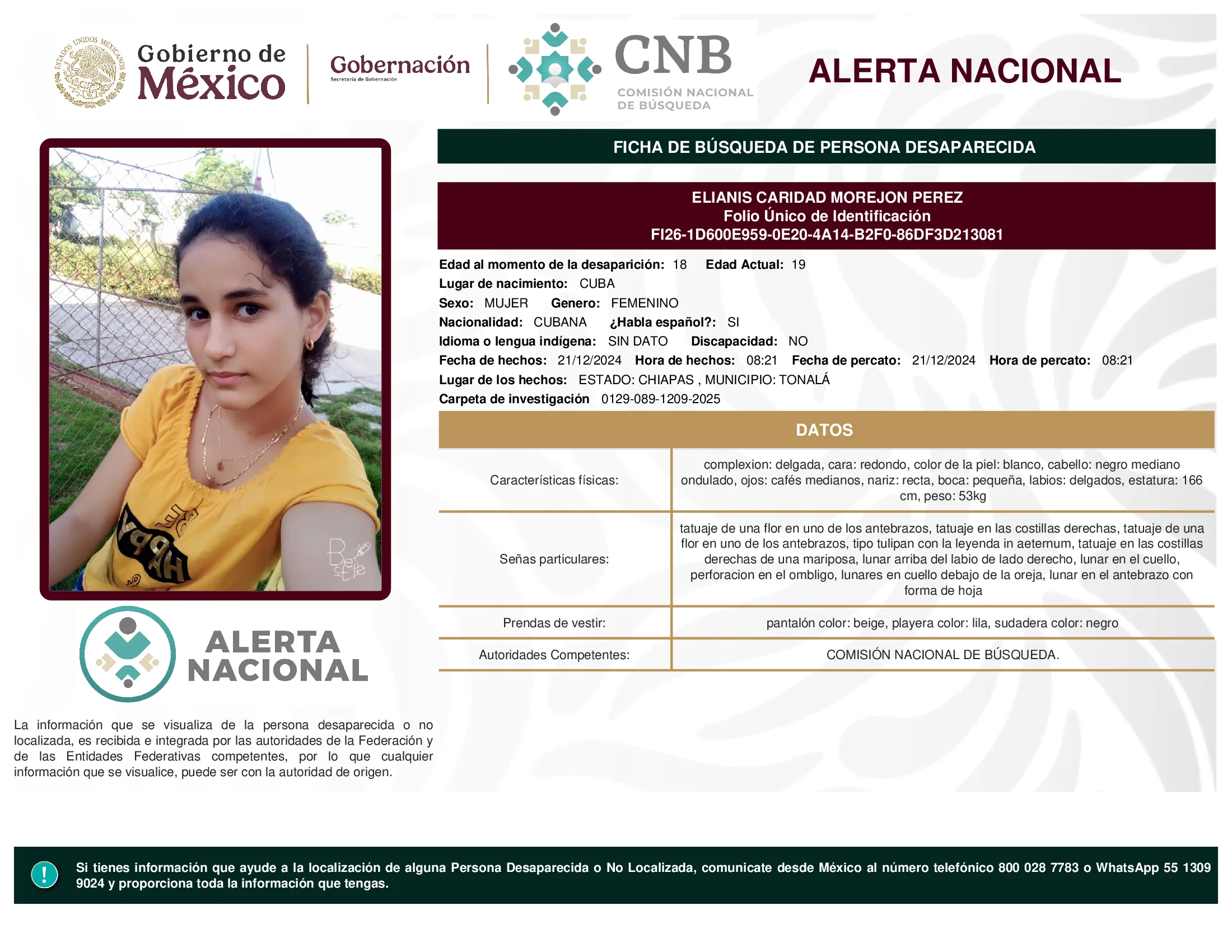 Elianis Caridad Morejon Perez