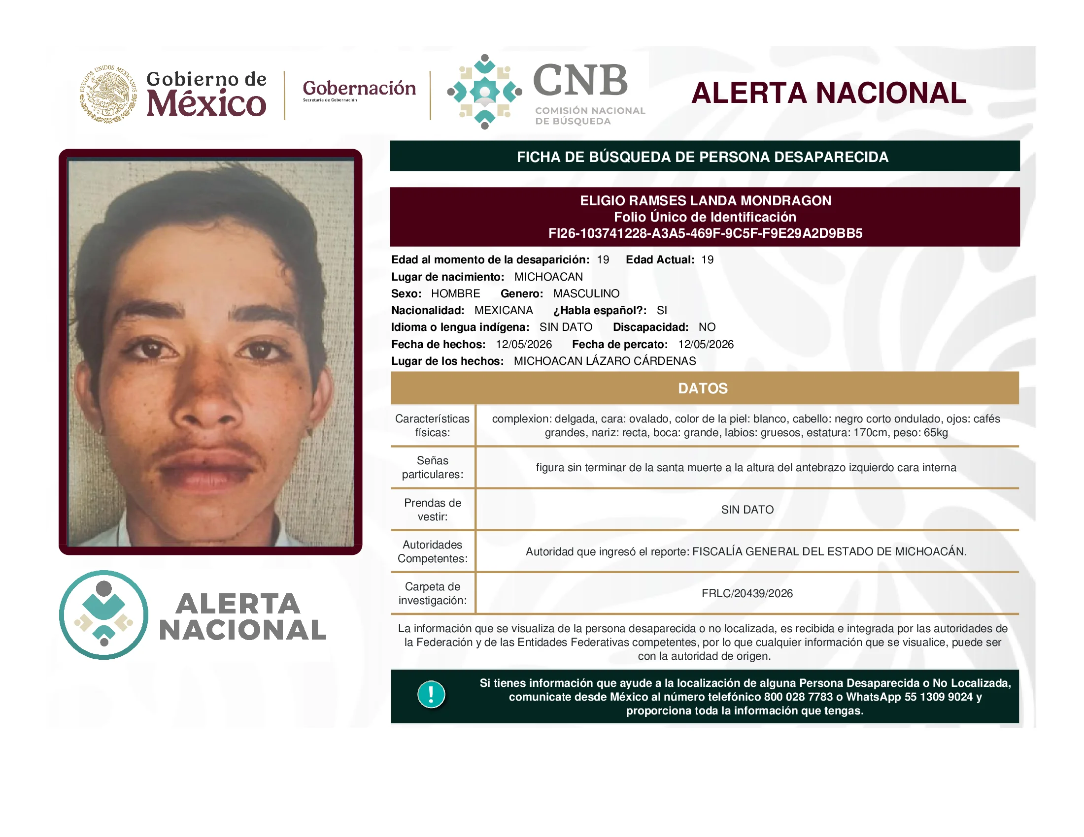 Eligio Ramses Landa Mondragon