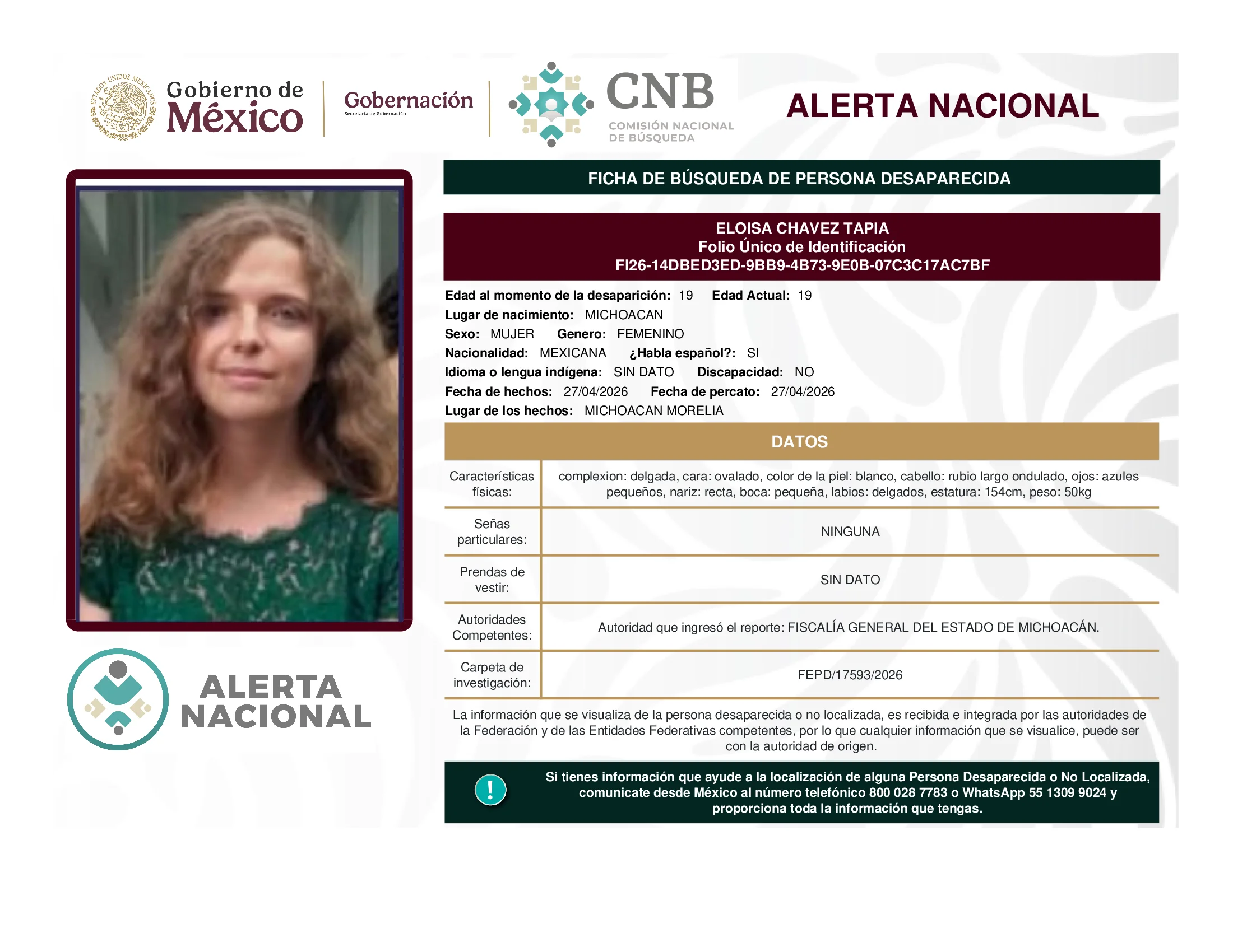 Eloisa Chavez Tapia