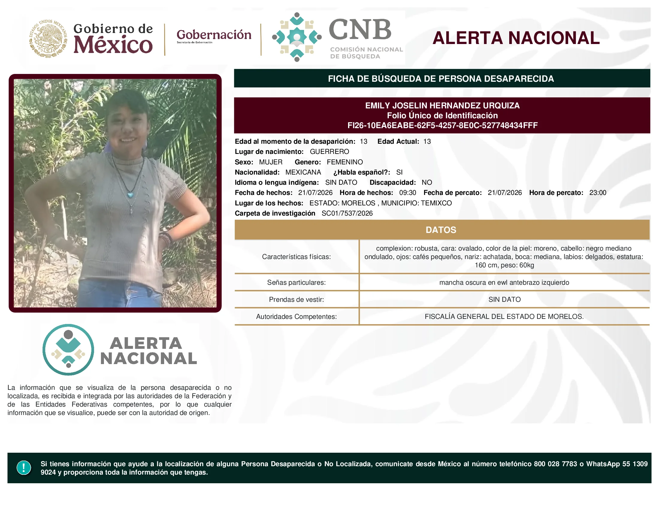Emily Joselin Hernandez Urquiza