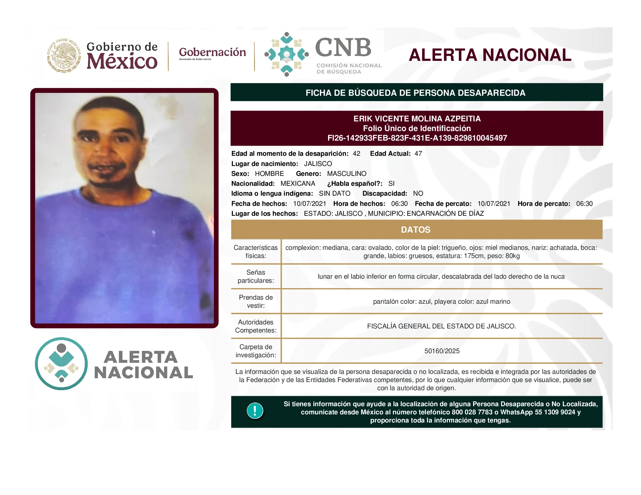 Erik Vicente Molina Azpeitia