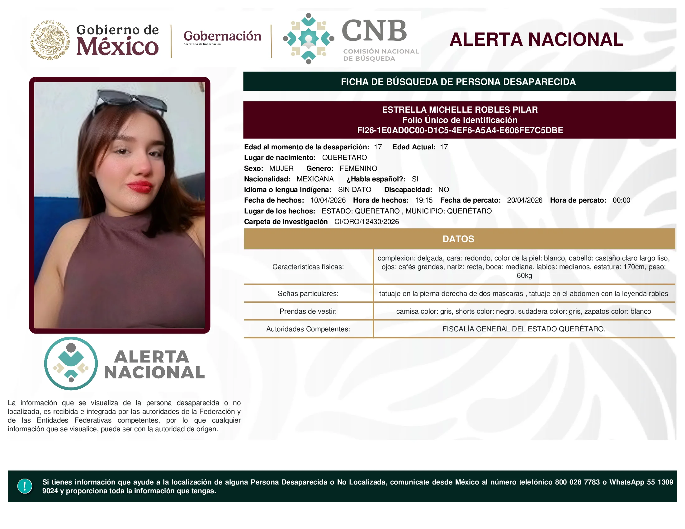 Estrella Michelle Robles Pilar