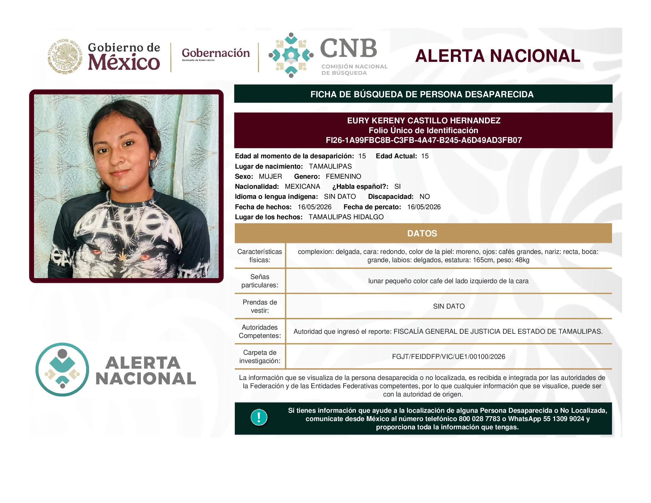 Eury Kereny Castillo Hernandez