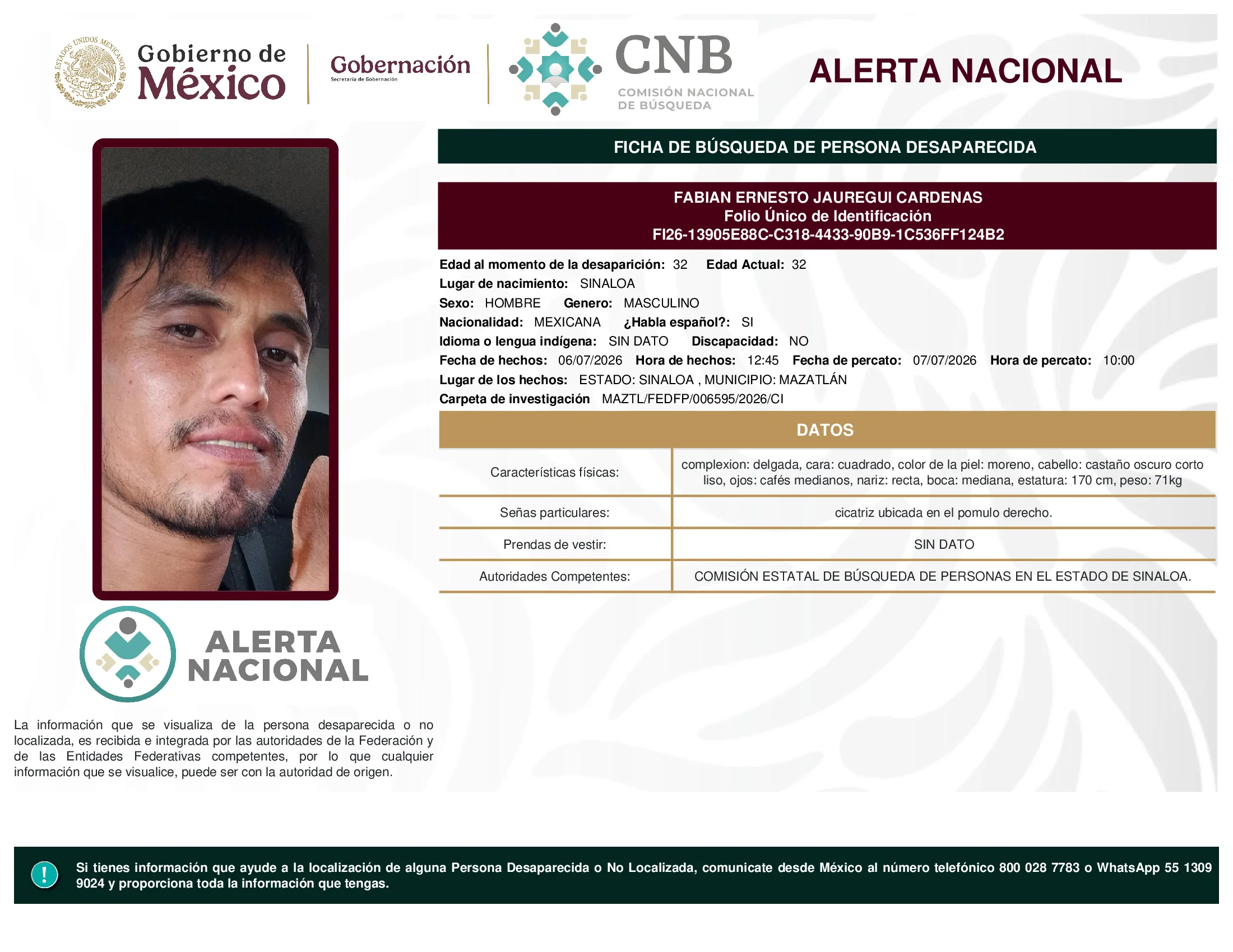 Fabian Ernesto Jauregui Cardenas