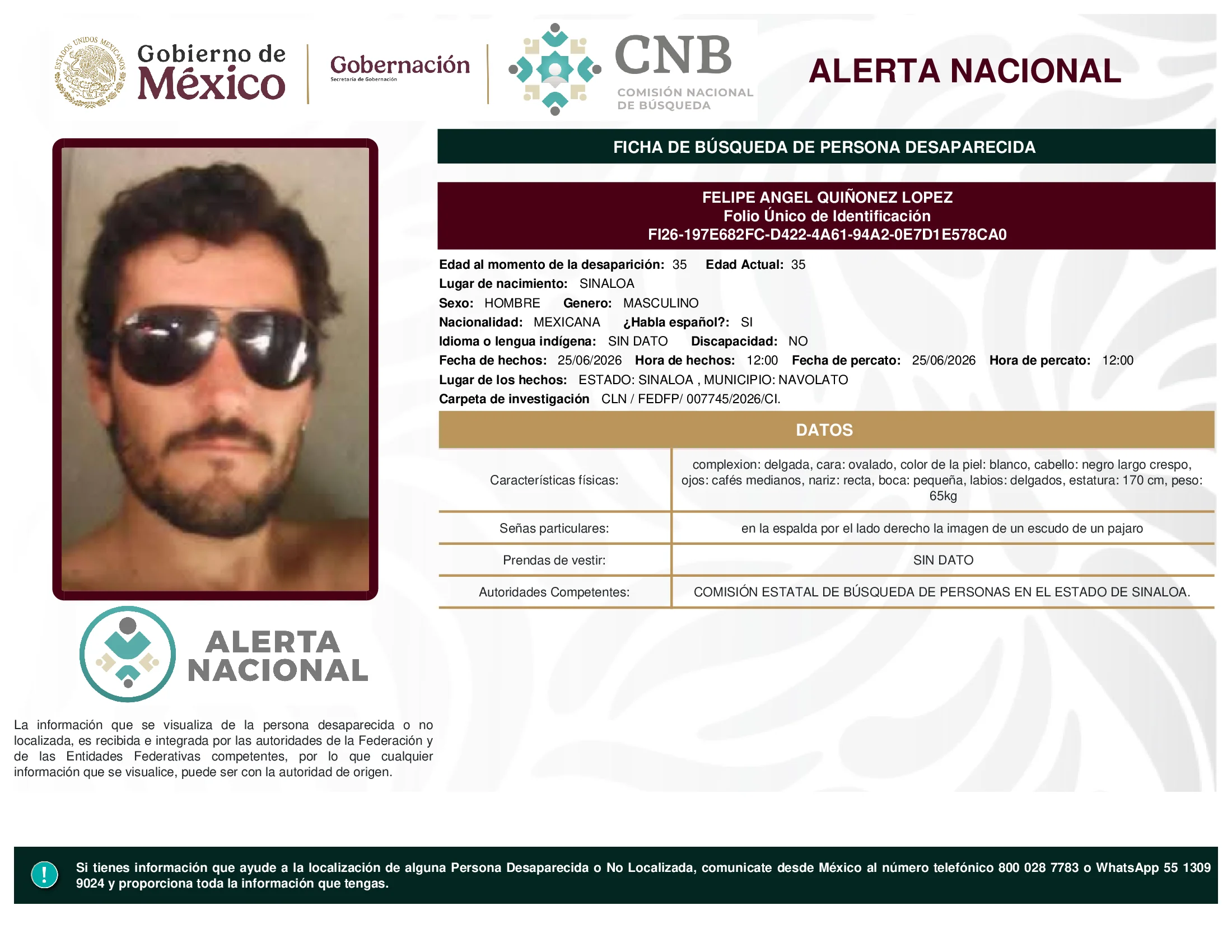 Felipe Angel Quiñonez Lopez