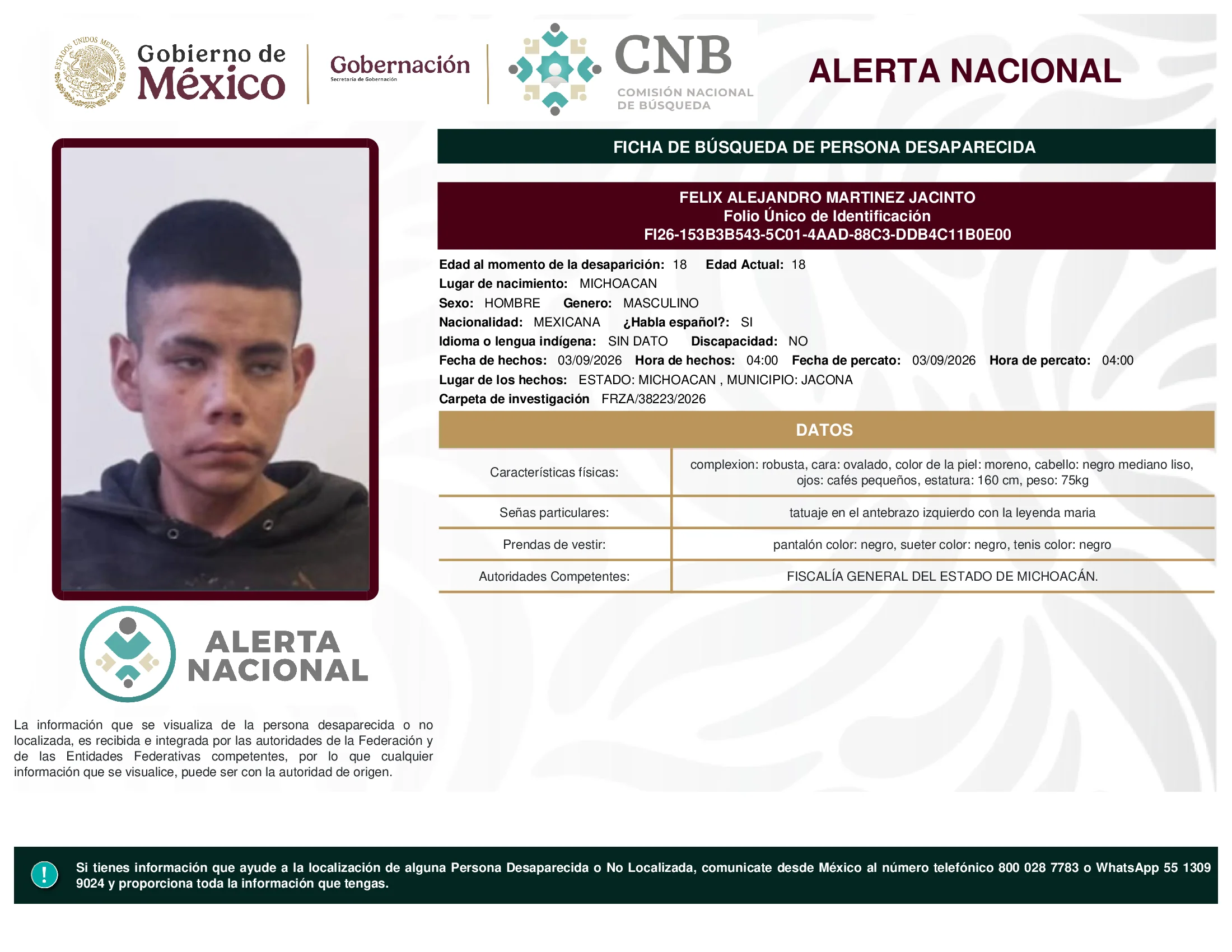 Felix Alejandro Martinez Jacinto
