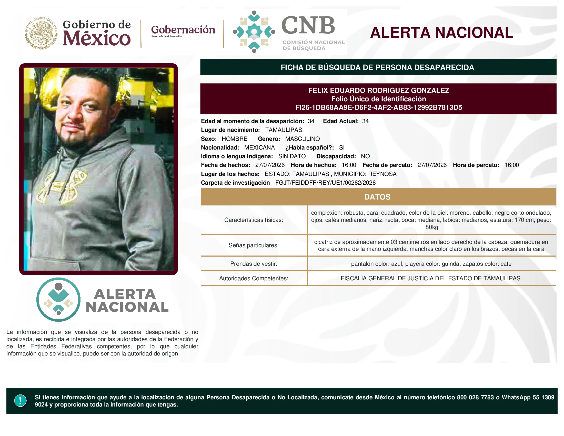 Felix Eduardo Rodriguez Gonzalez