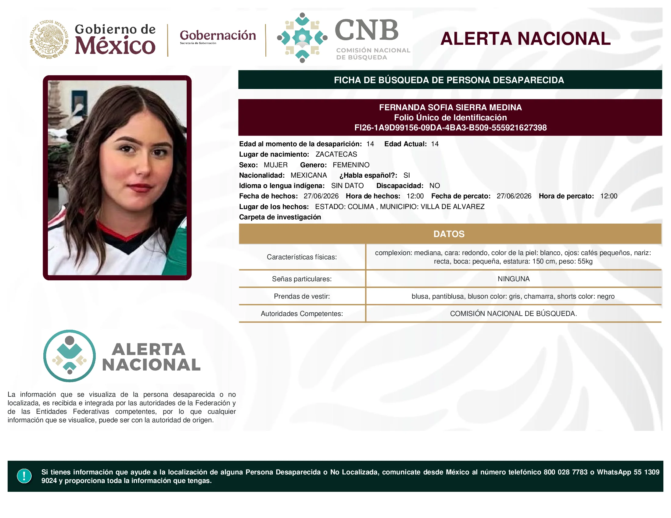 Fernanda Sofia Sierra Medina