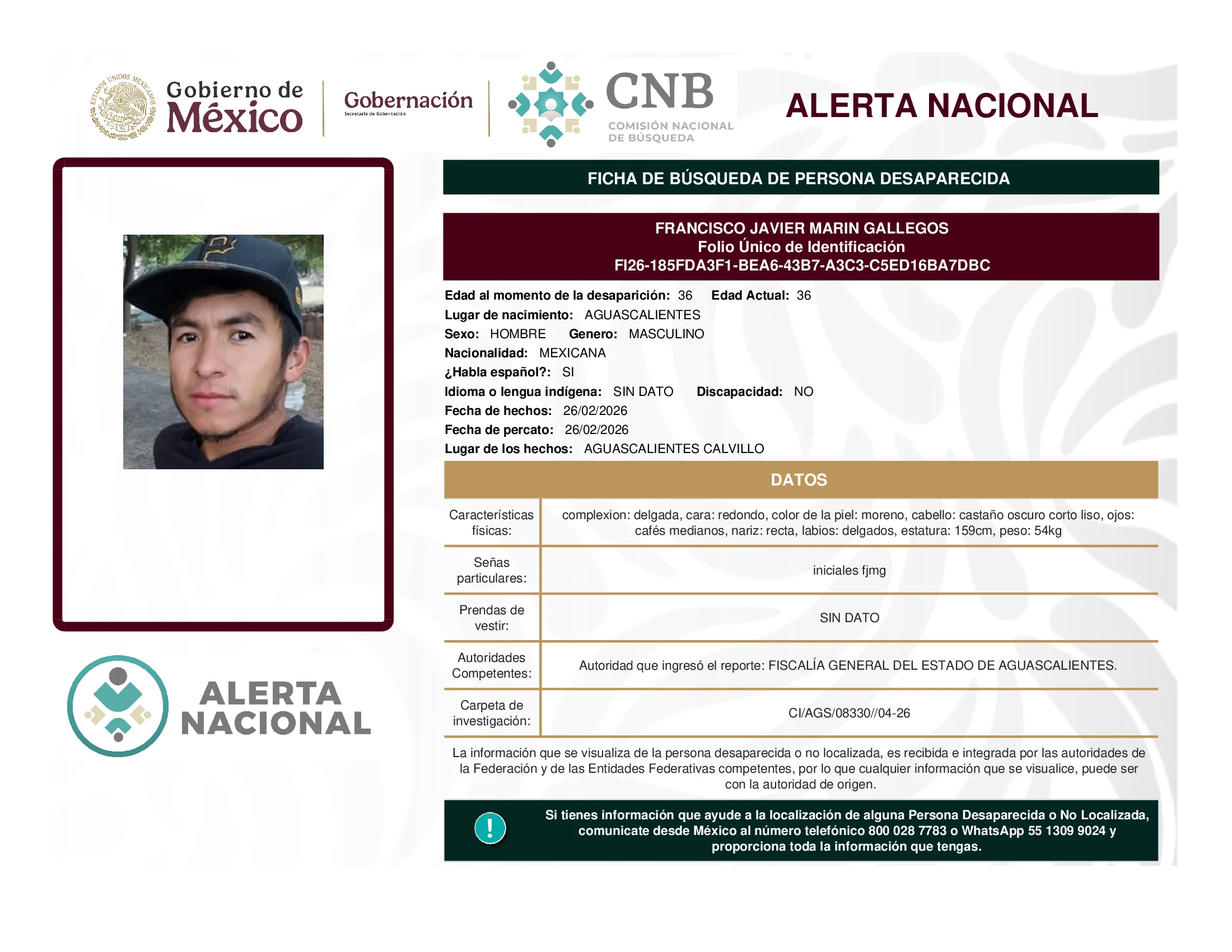 Francisco Javier Marin Gallegos