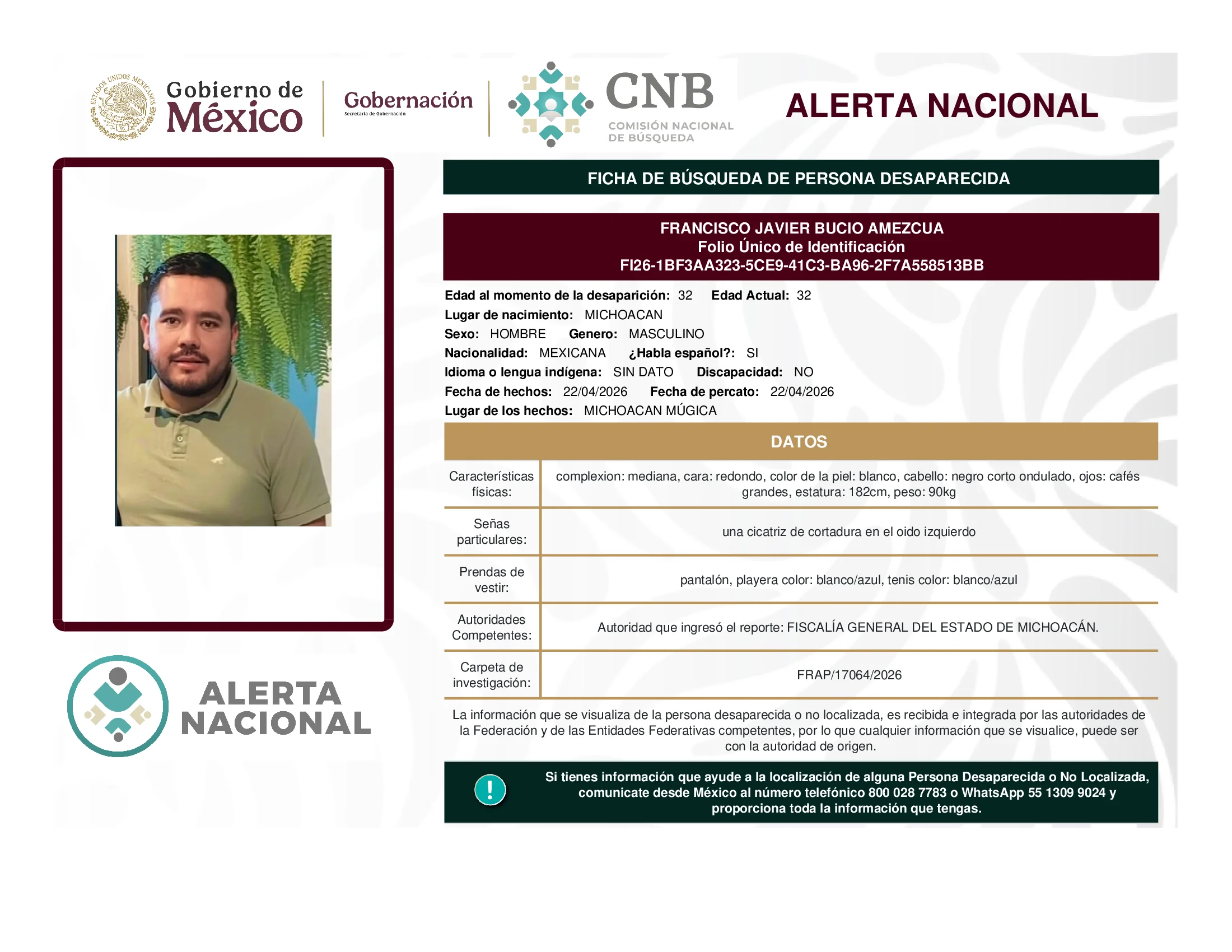Francisco Javier Bucio Amezcua