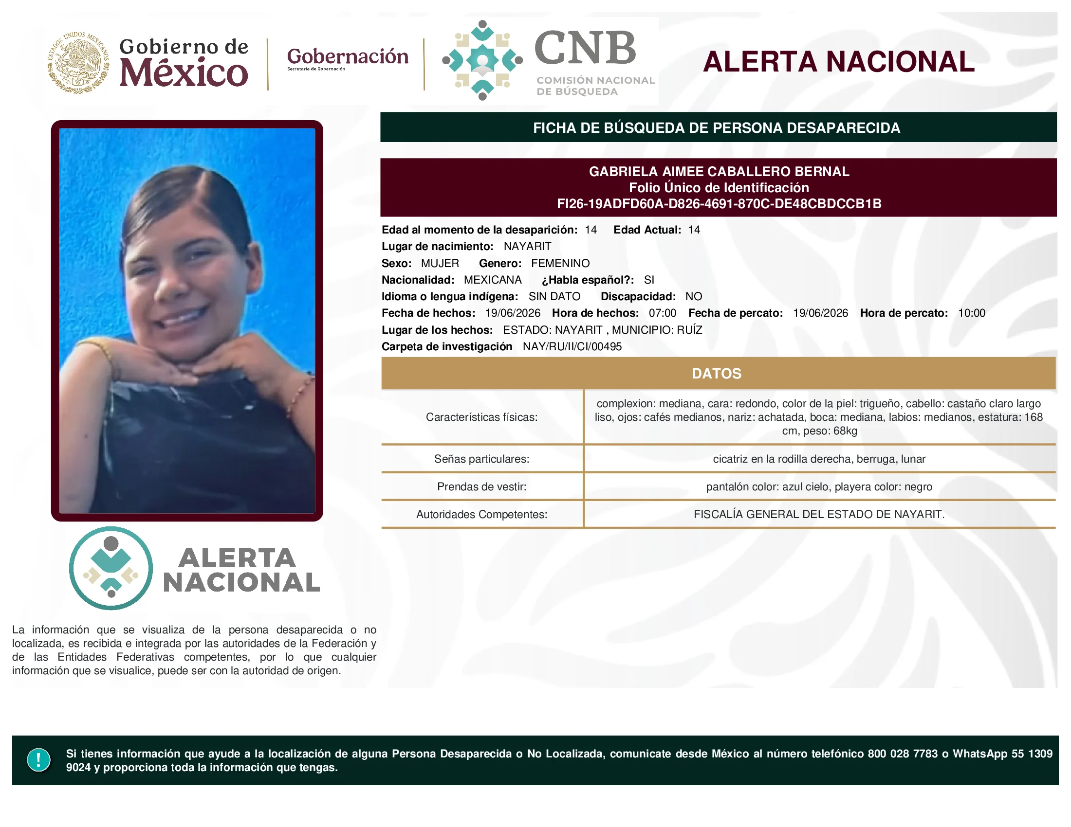 Gabriela Aimee Caballero Bernal