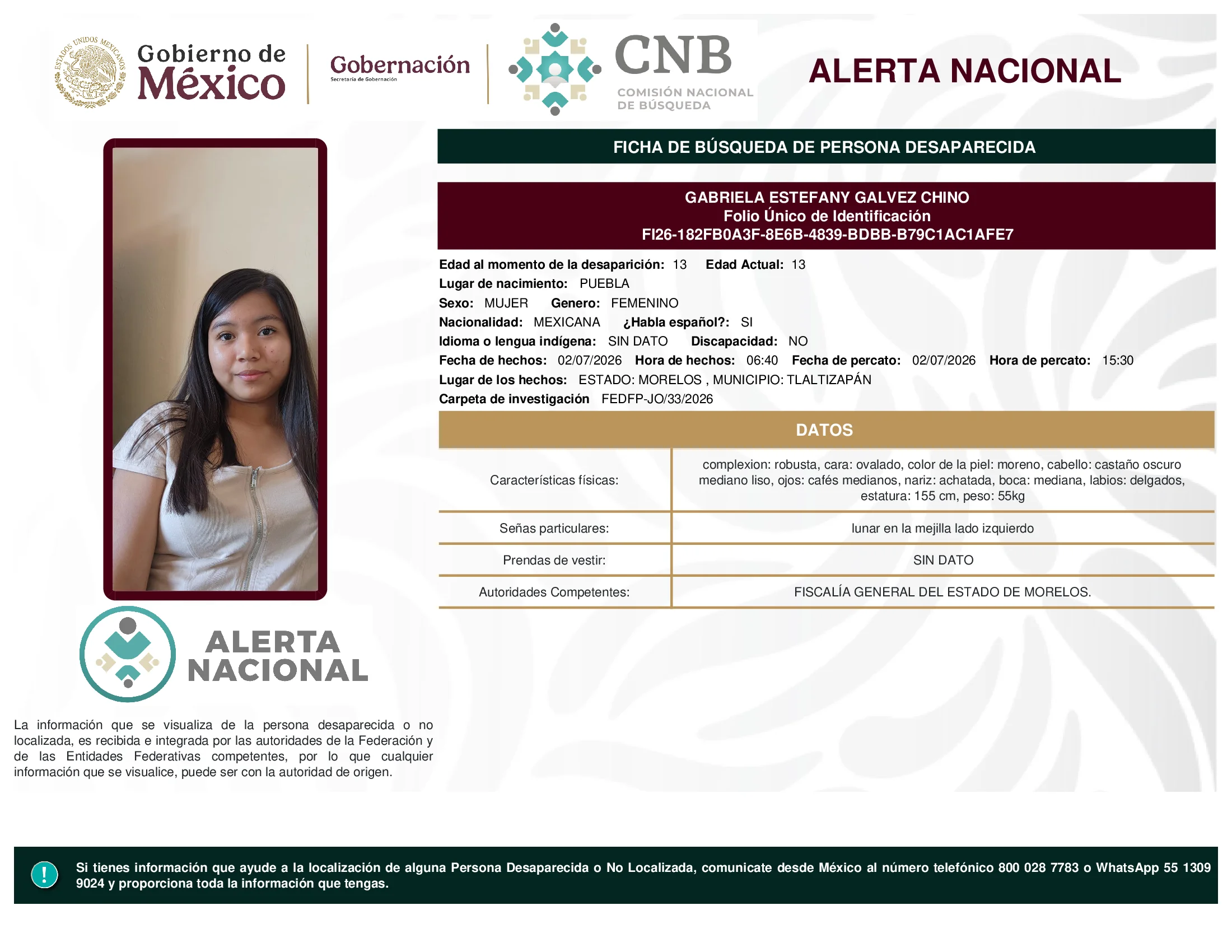Gabriela Estefany Galvez Chino