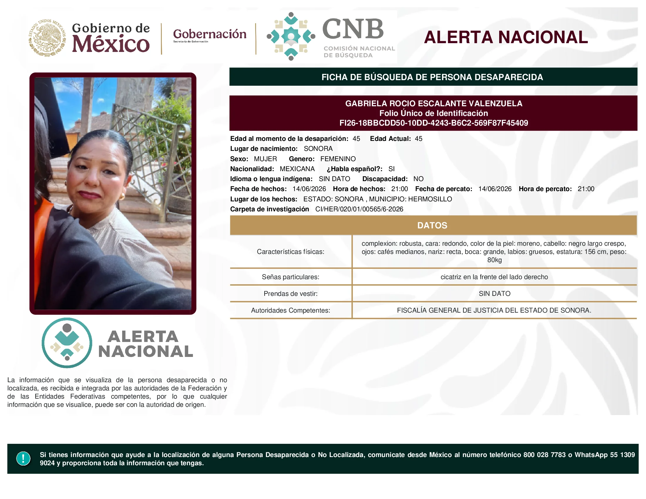 Gabriela Rocio Escalante Valenzuela