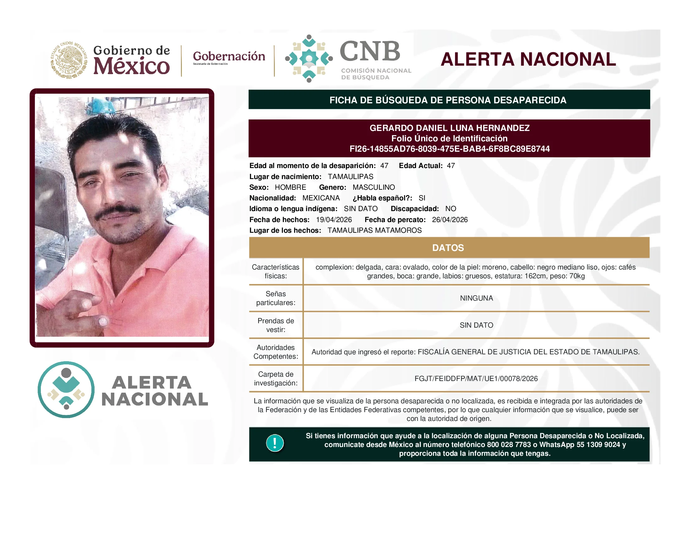 Gerardo Daniel Luna Hernandez