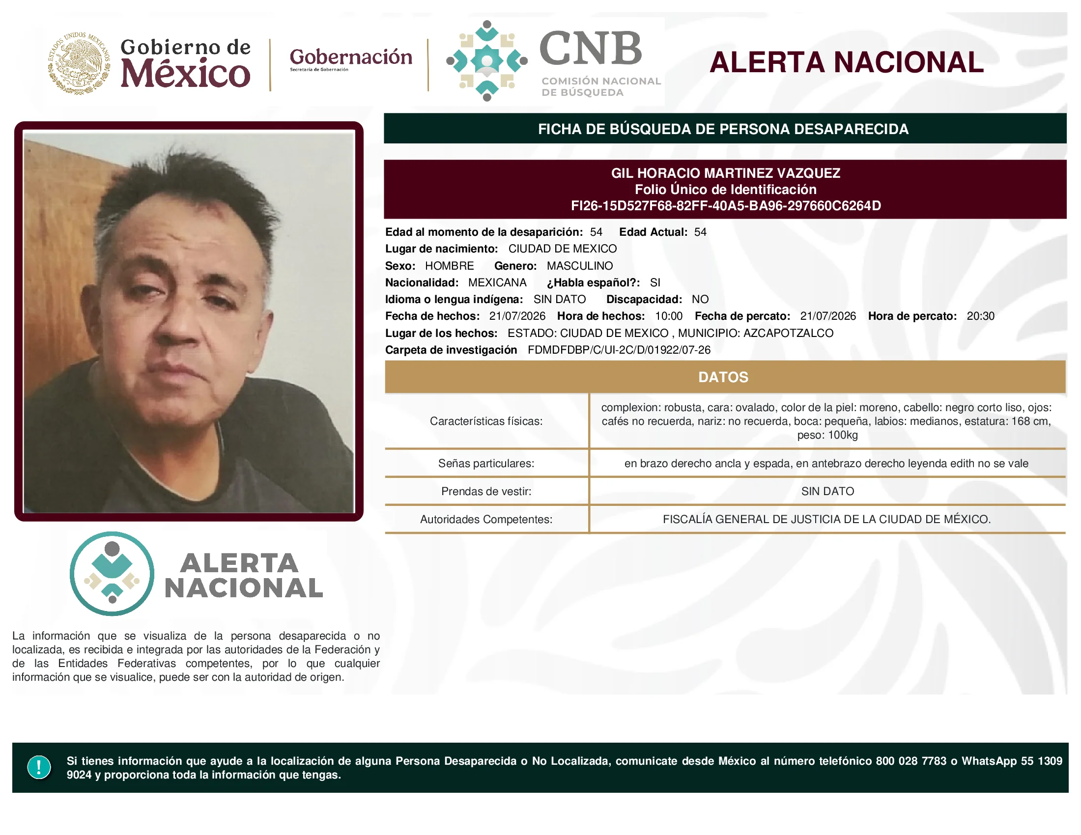 Gil Horacio Martinez Vazquez