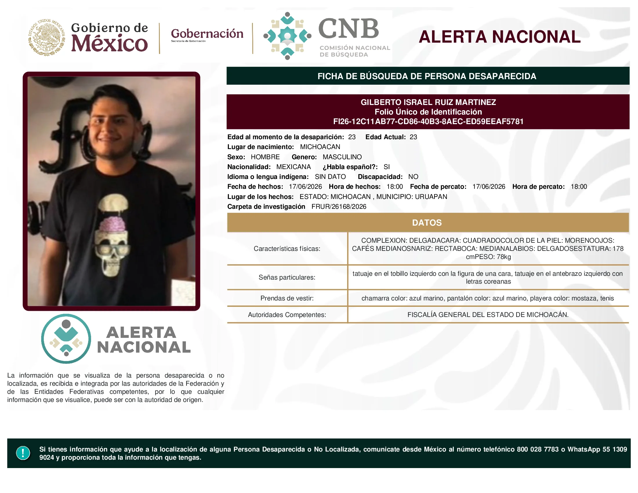 Gilberto Israel Ruiz Martinez