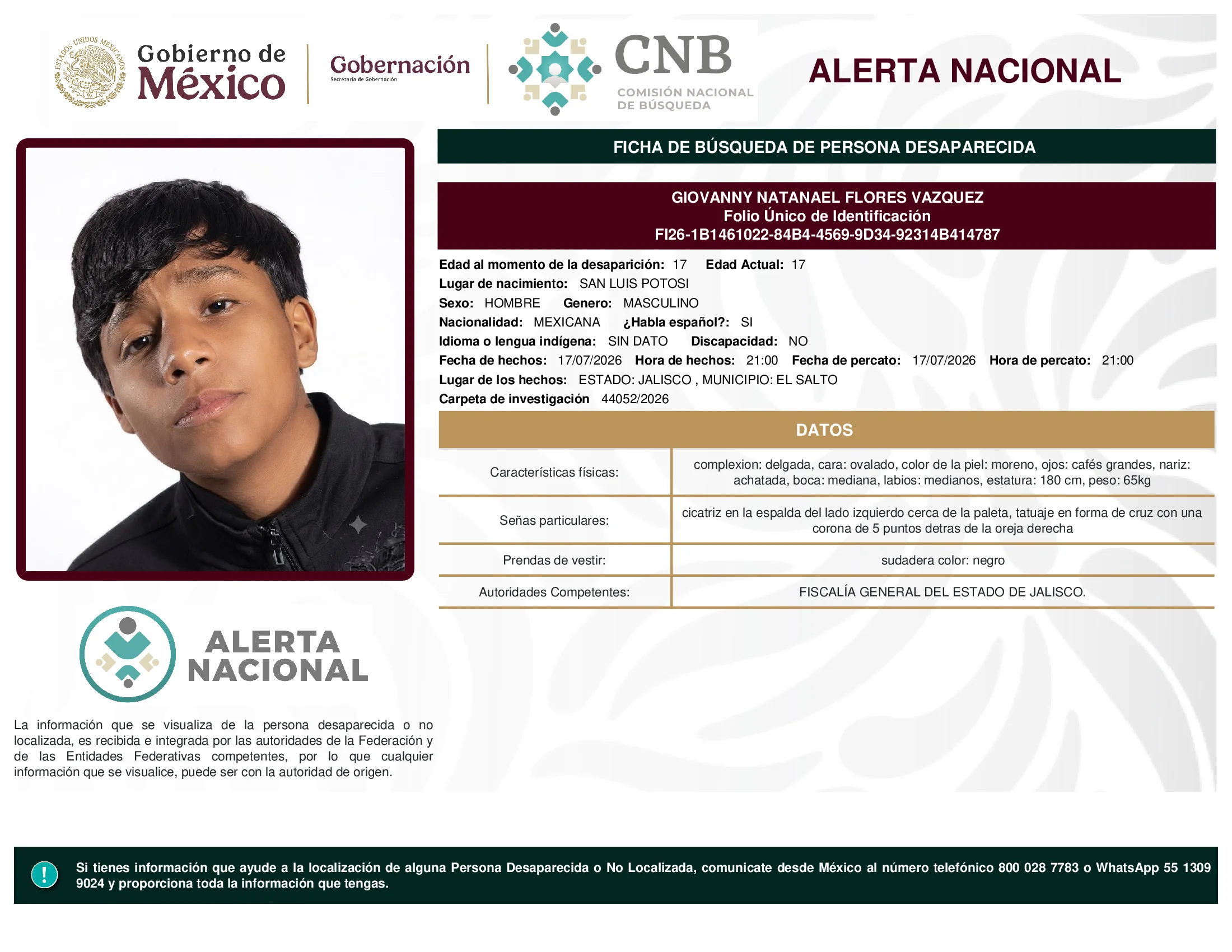 Giovanny Natanael Flores Vazquez