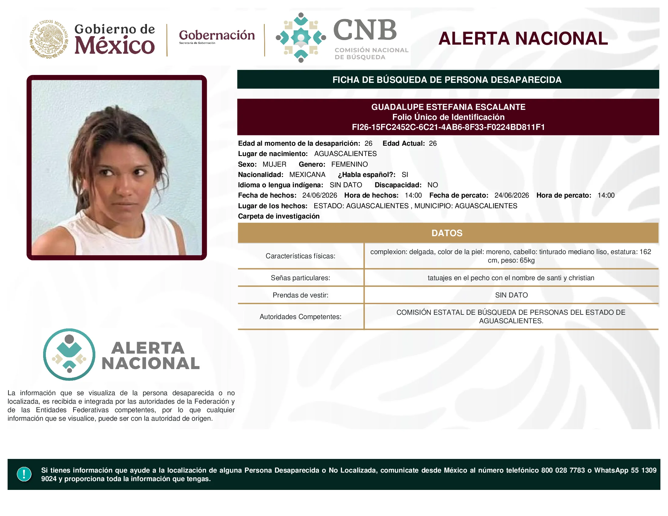 Guadalupe Estefania Escalante