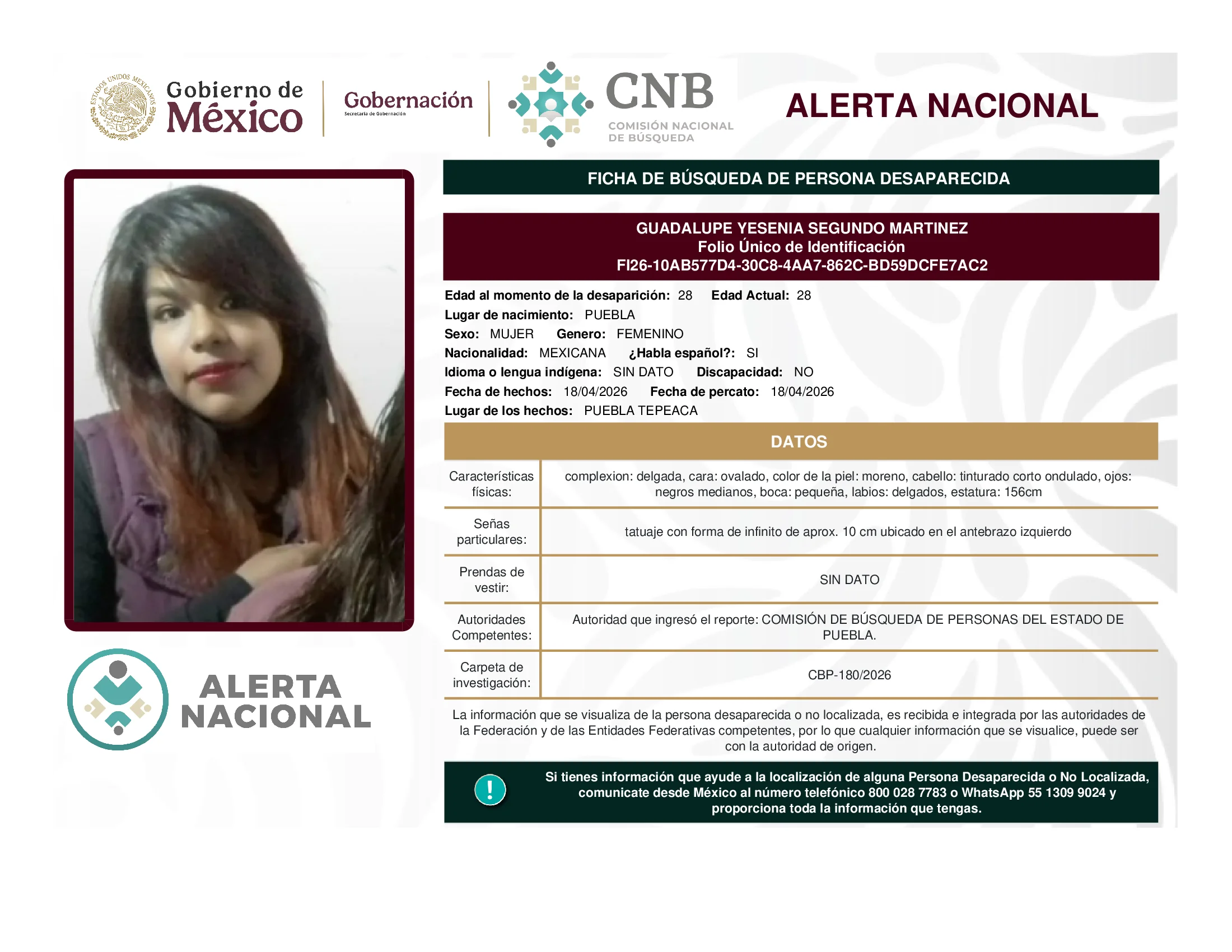Guadalupe Yesenia Segundo Martinez