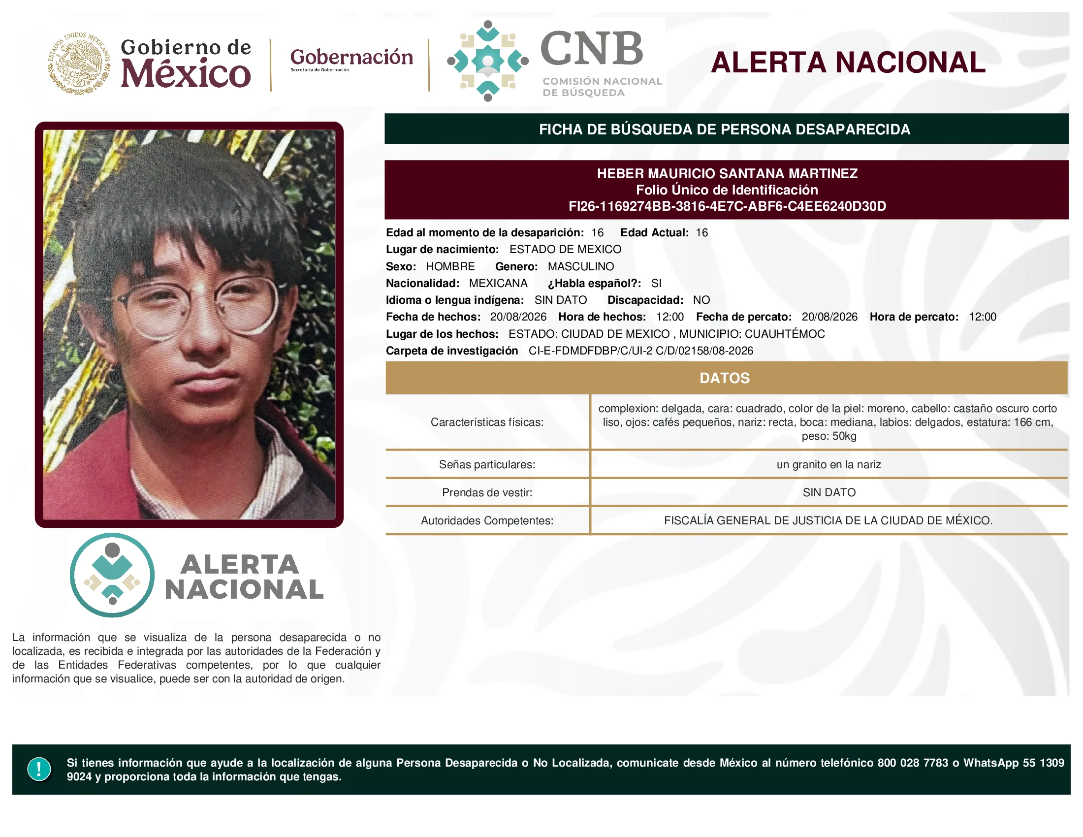 Heber Mauricio Santana Martinez