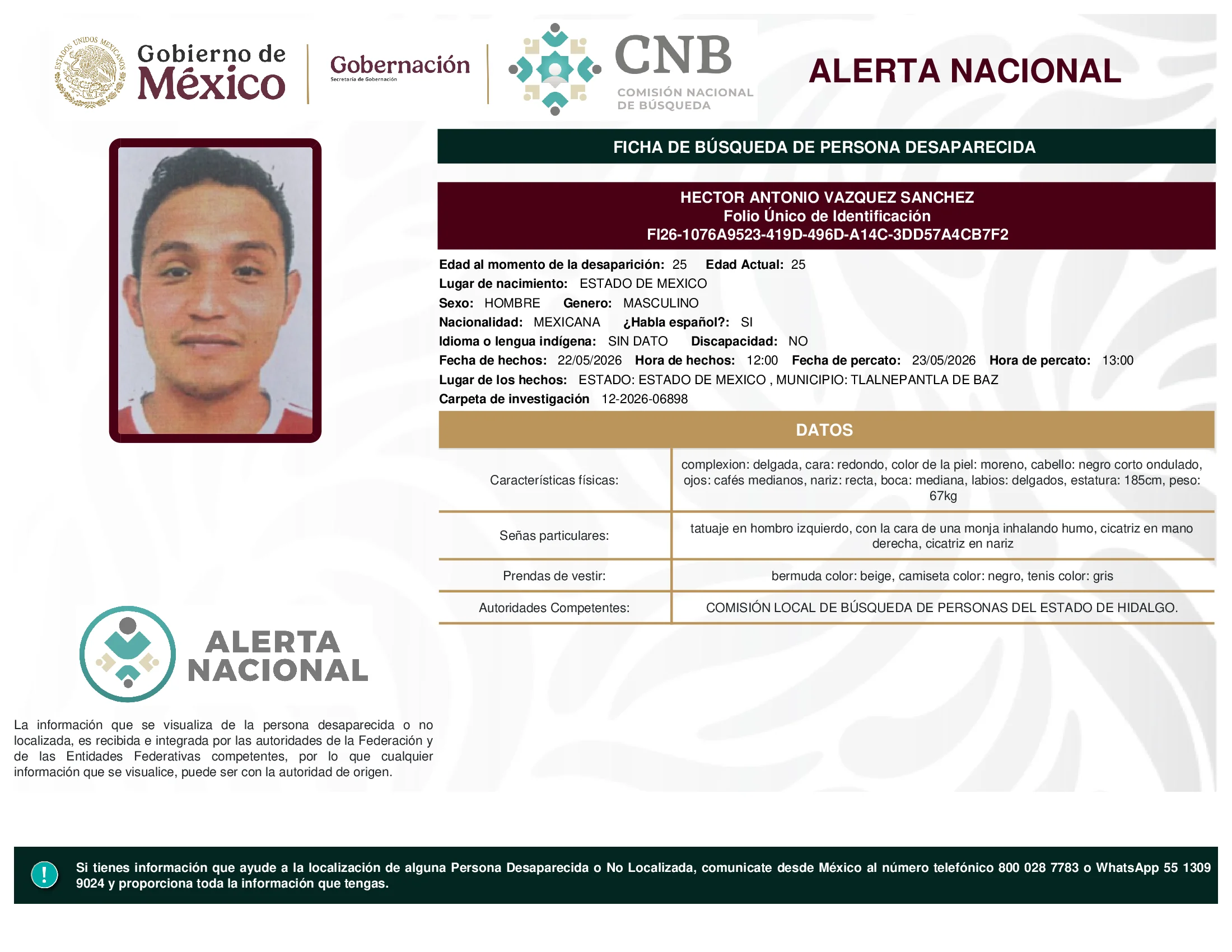 Hector Antonio Vazquez Sanchez