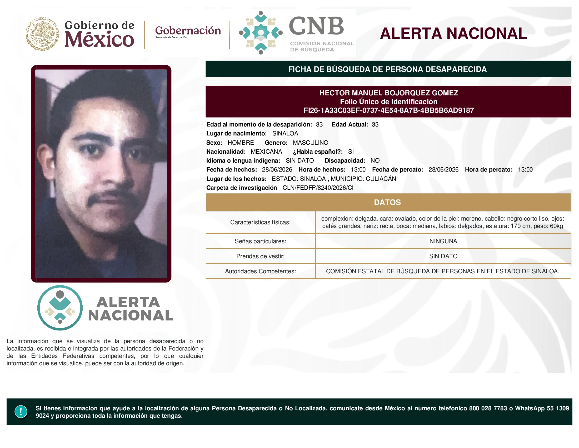 Hector Manuel Bojorquez Gomez