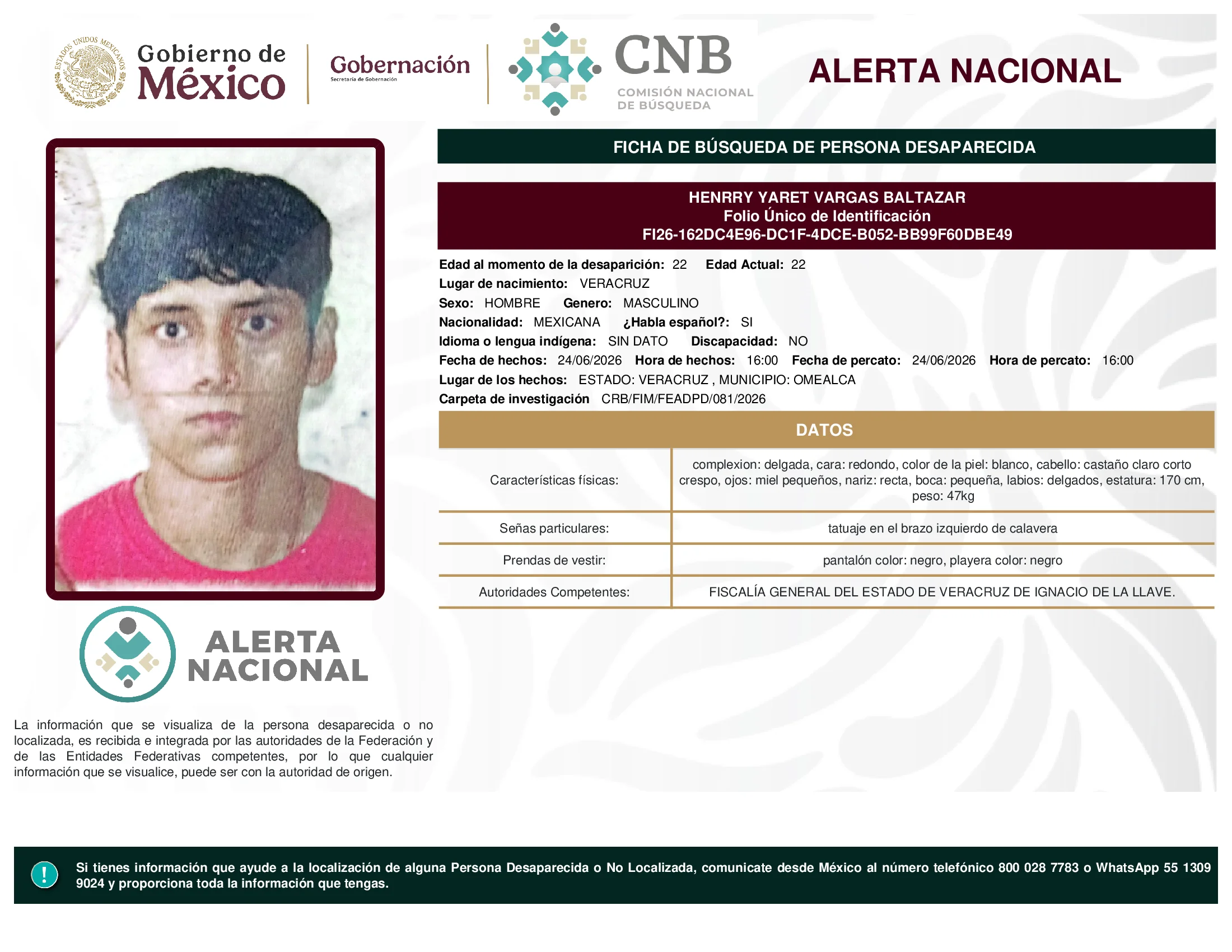 Henrry Yaret Vargas Baltazar