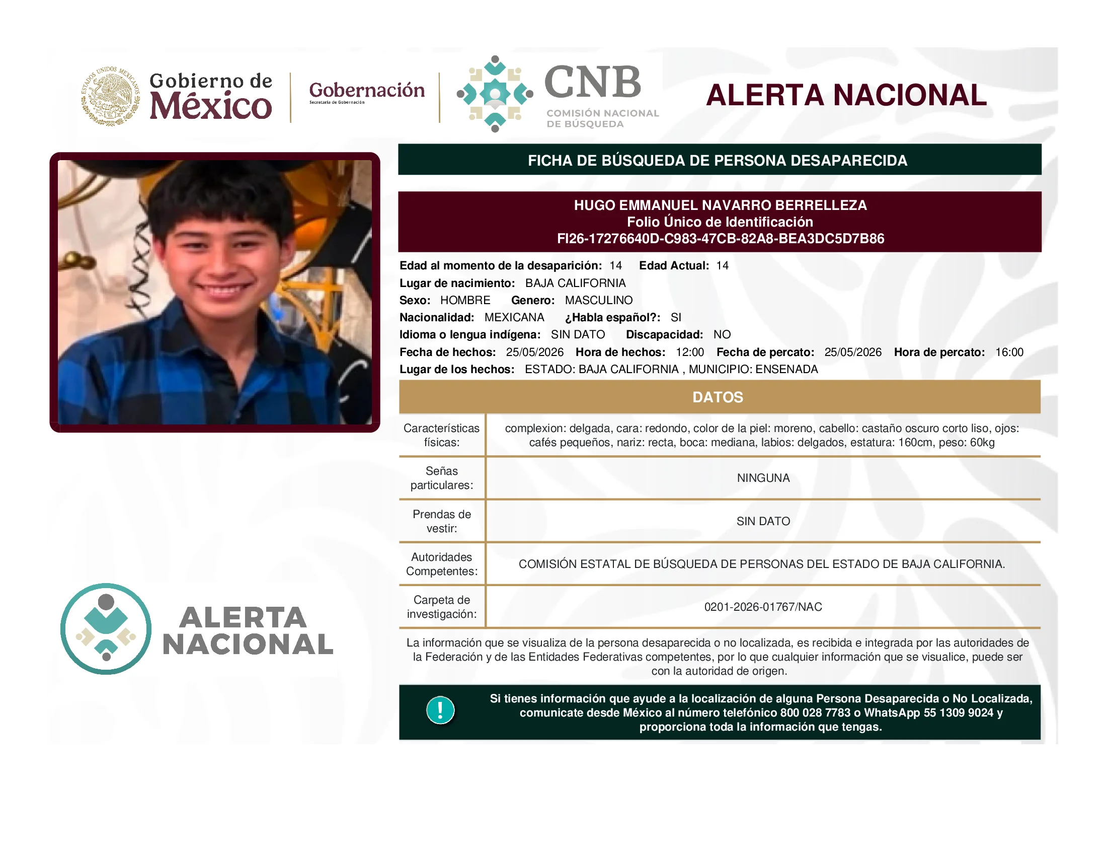 Hugo Emmanuel Navarro Berrelleza