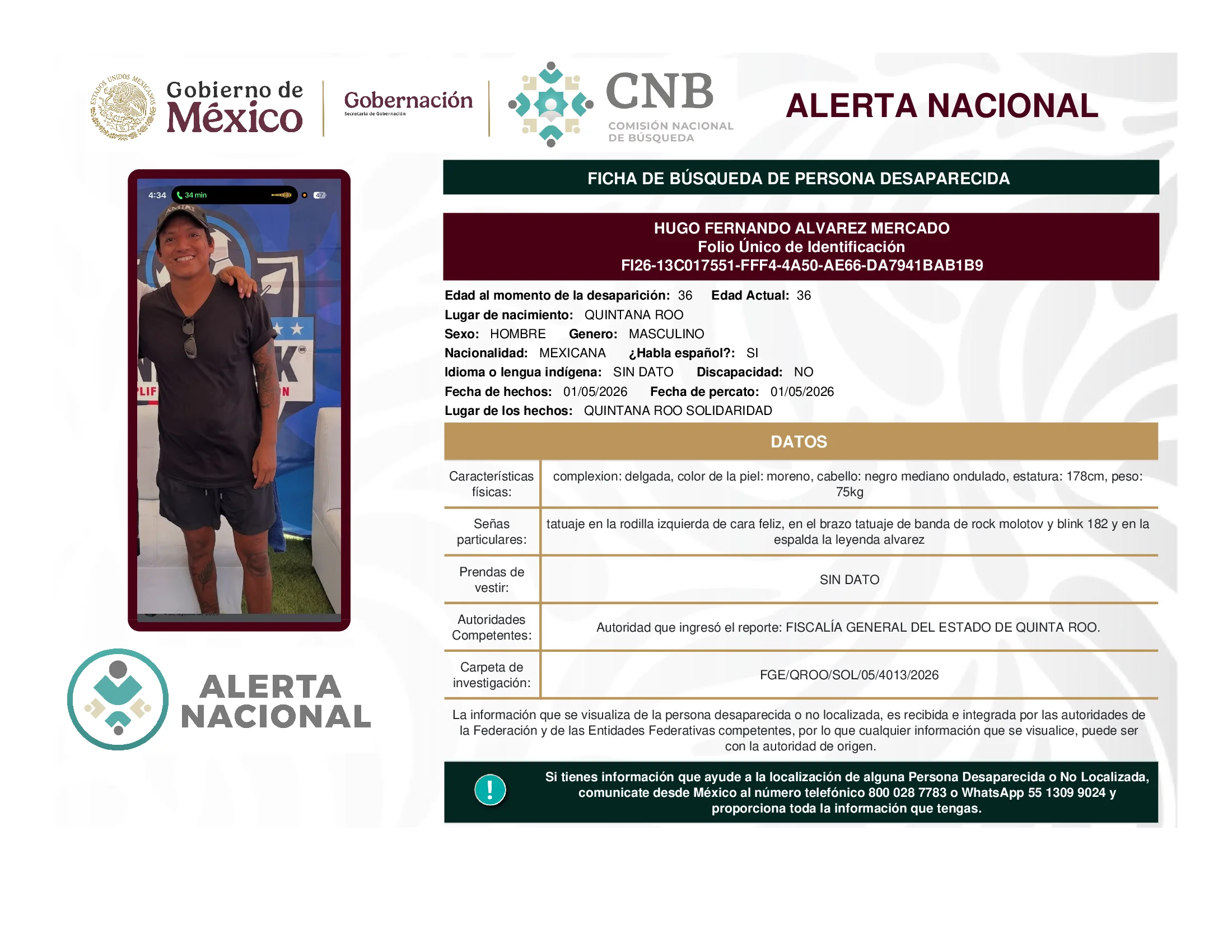 Hugo Fernando Alvarez Mercado