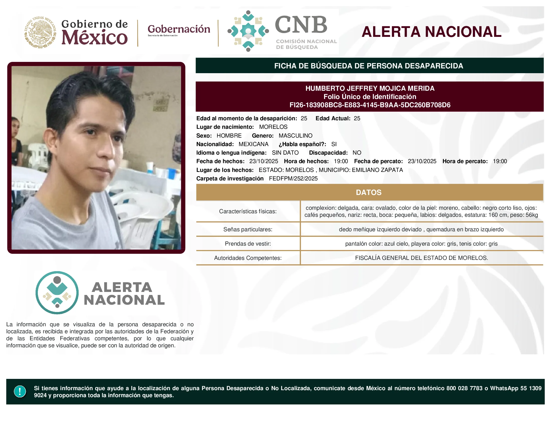 Humberto Jeffrey Mojica Merida
