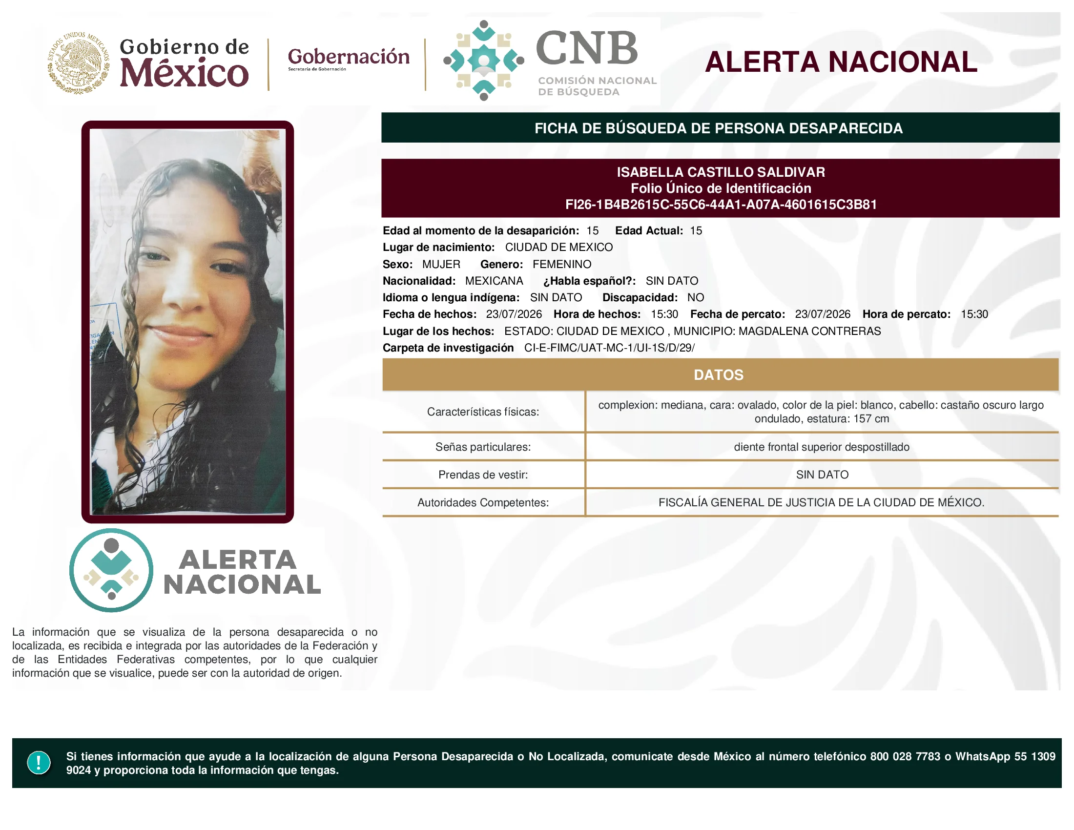 Isabella Castillo Saldivar