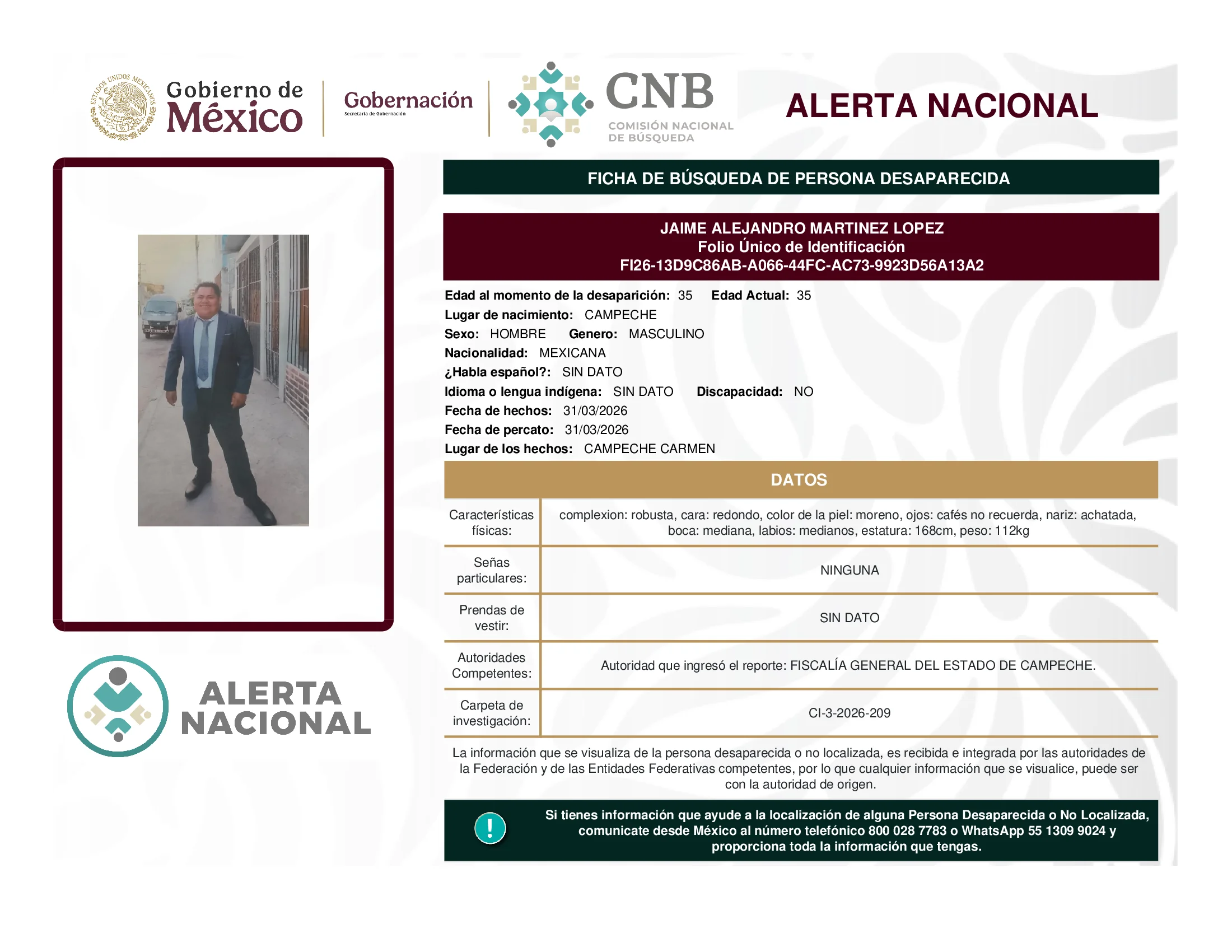 Jaime Alejandro Martinez Lopez