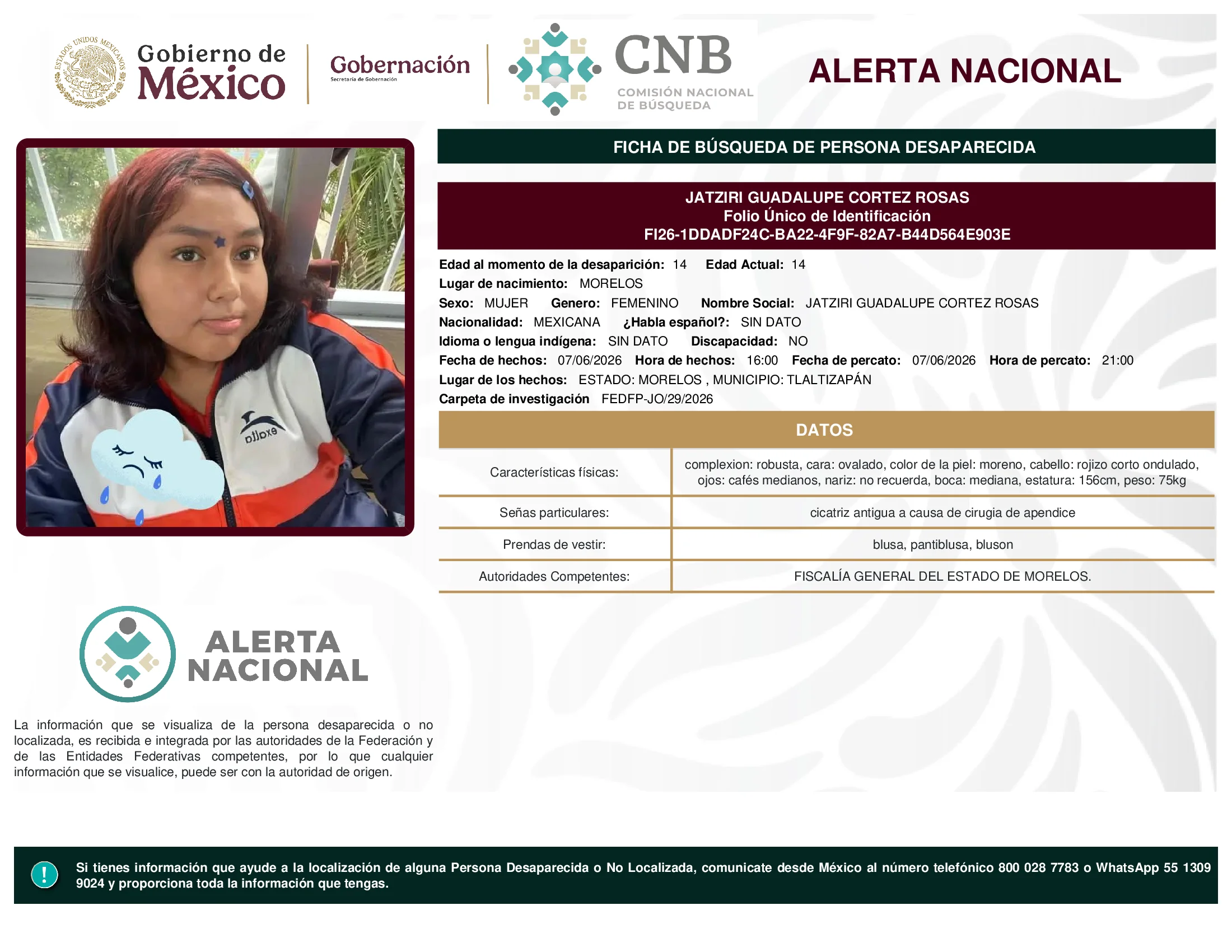 Jatziri Guadalupe Cortez Rosas