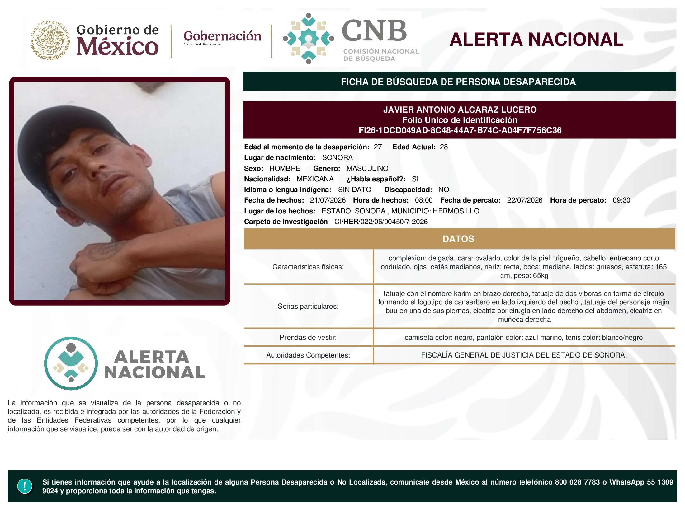Javier Antonio Alcaraz Lucero