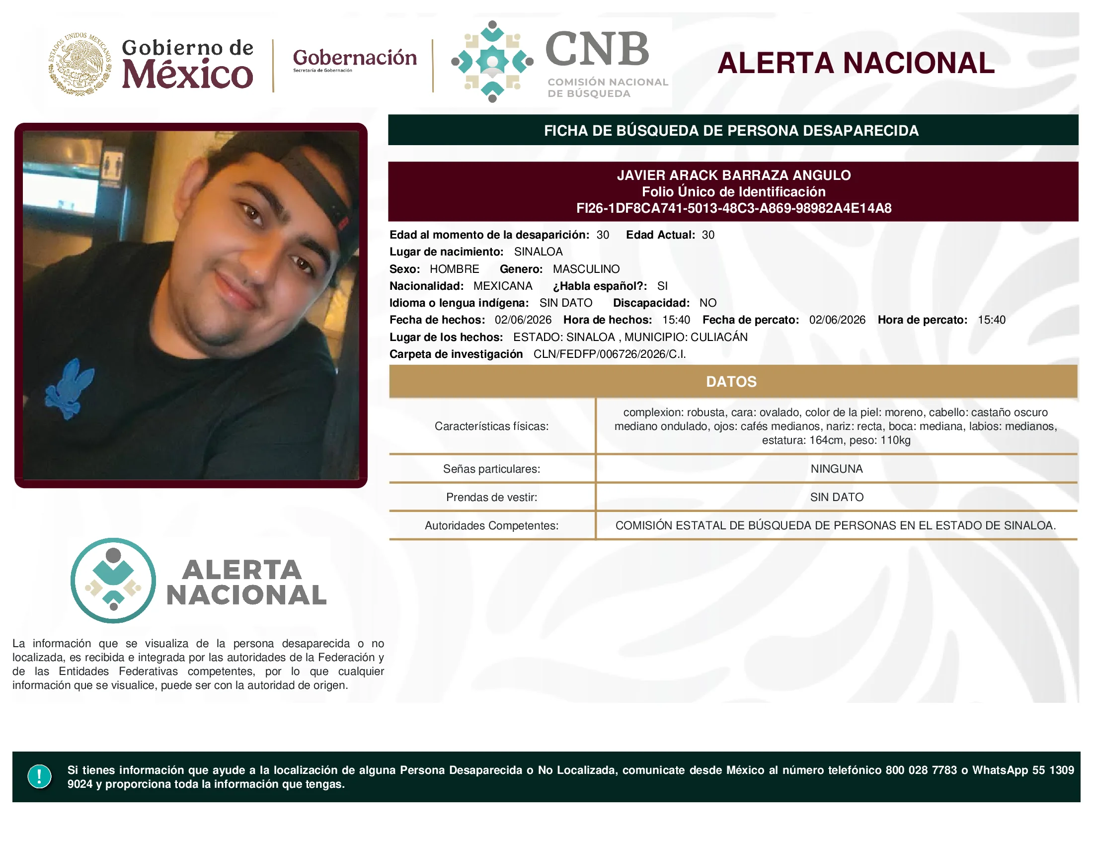 Javier Arack Barraza Angulo