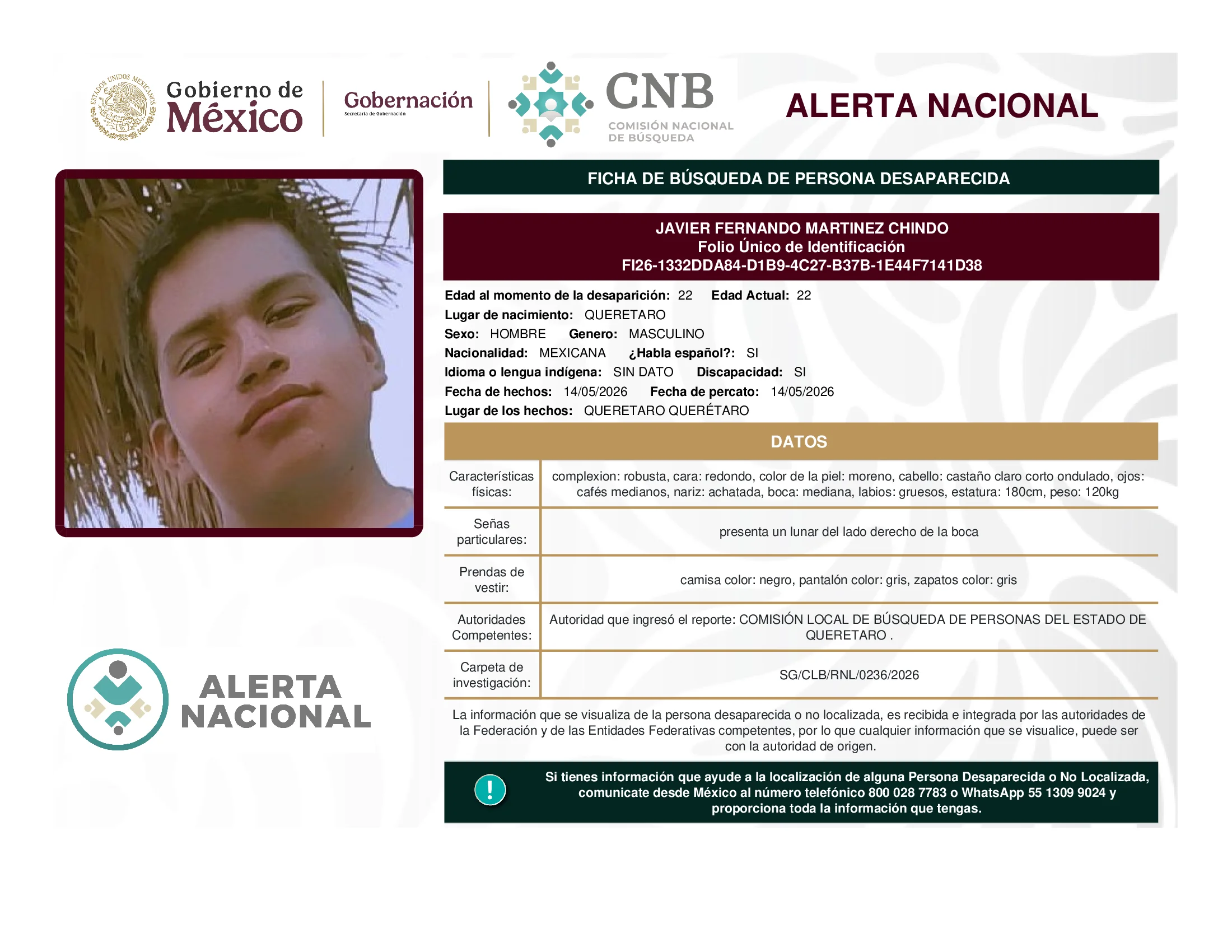 Javier Fernando Martinez Chindo