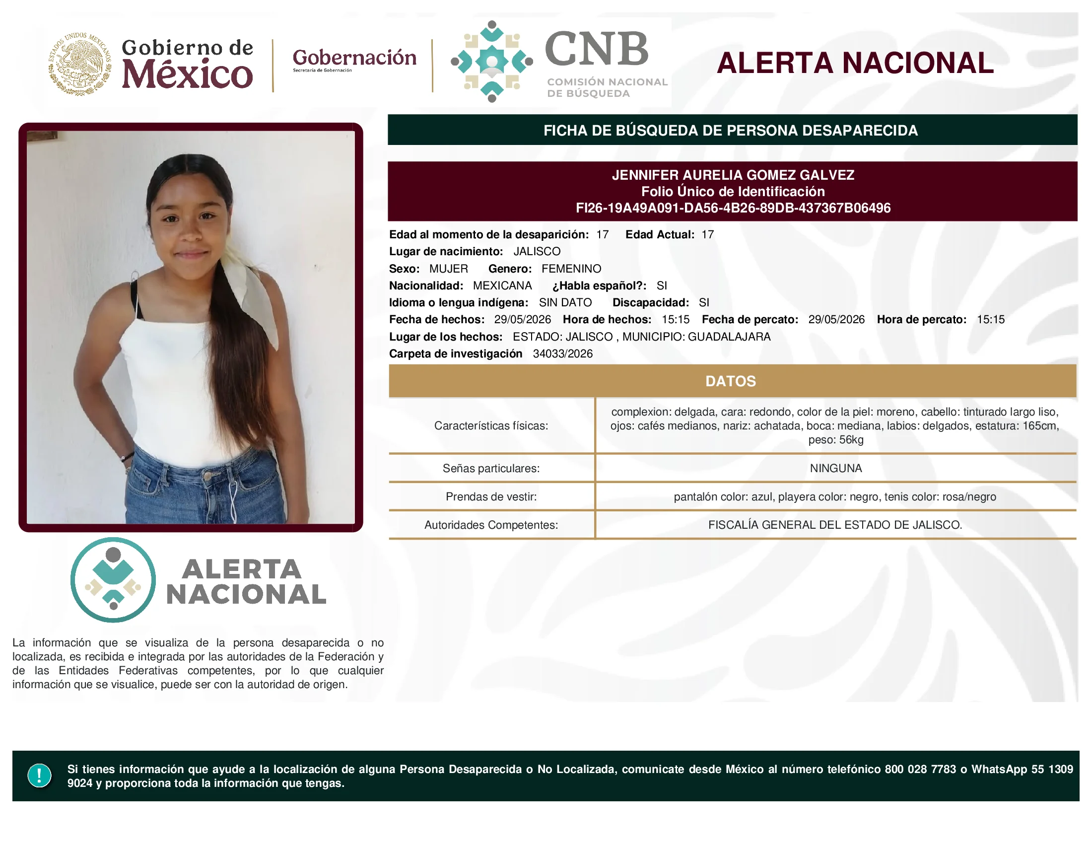 Jennifer Aurelia Gomez Galvez